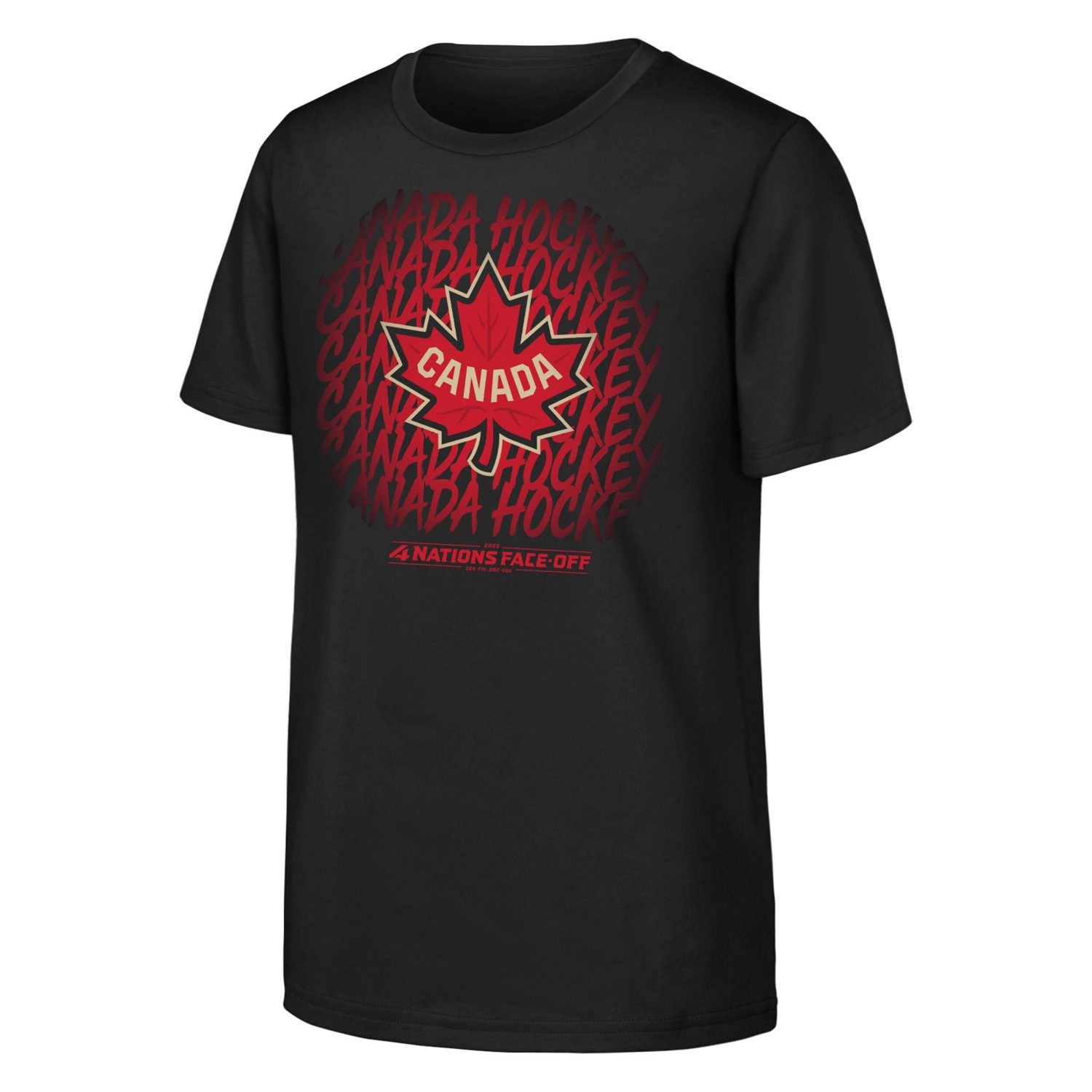 Youth Canada 2025 4 Nations Face-Off Game Time T-Shirt - view number 2