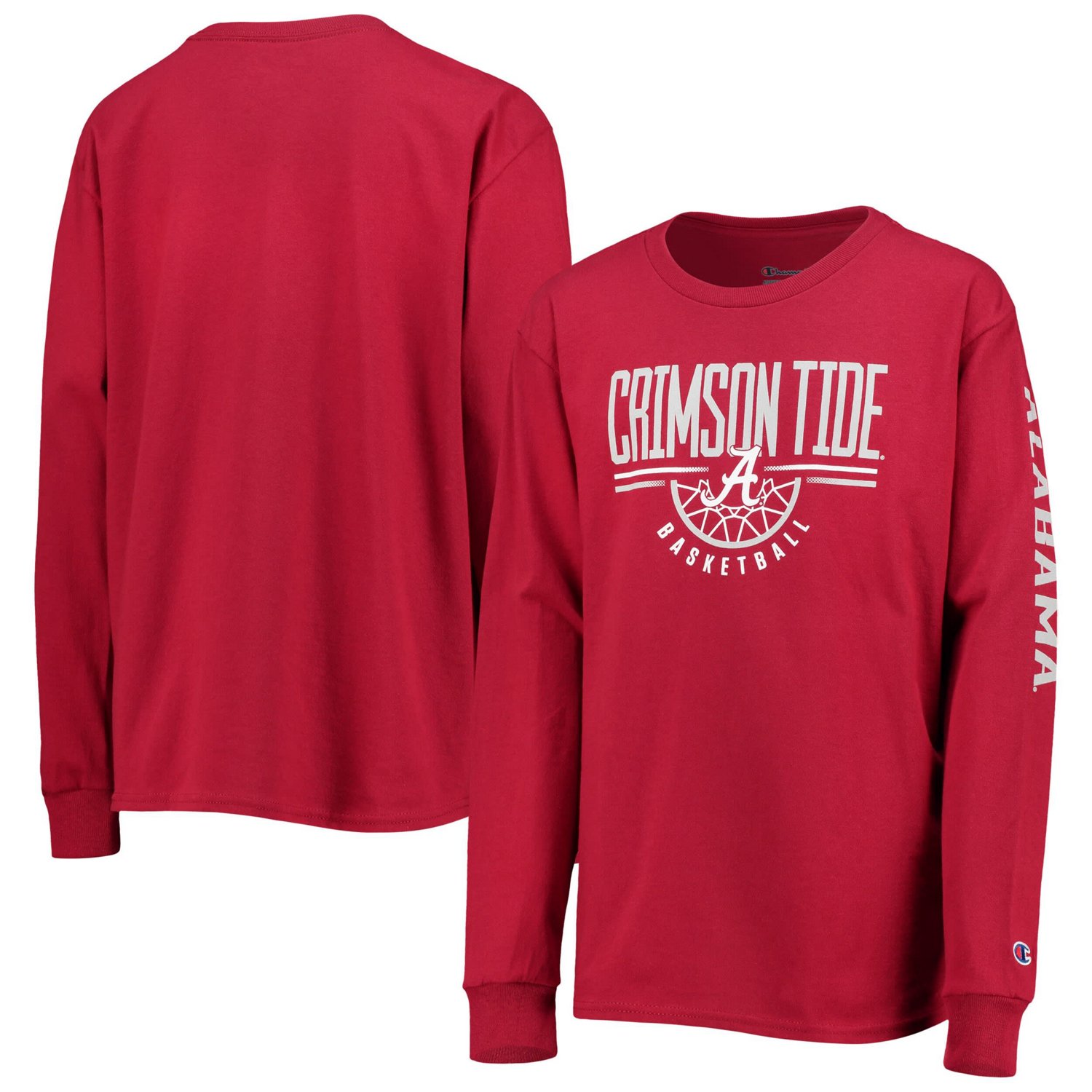 Youth Champion Alabama Tide Basketball Long Sleeve T-Shirt                                                                      