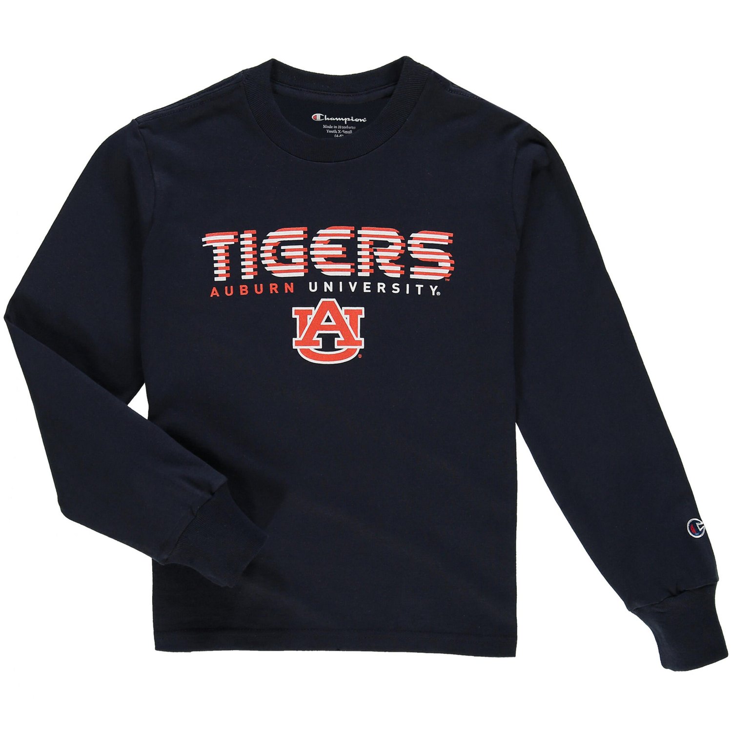 Youth Champion Auburn Tigers Jersey Long Sleeve T-Shirt