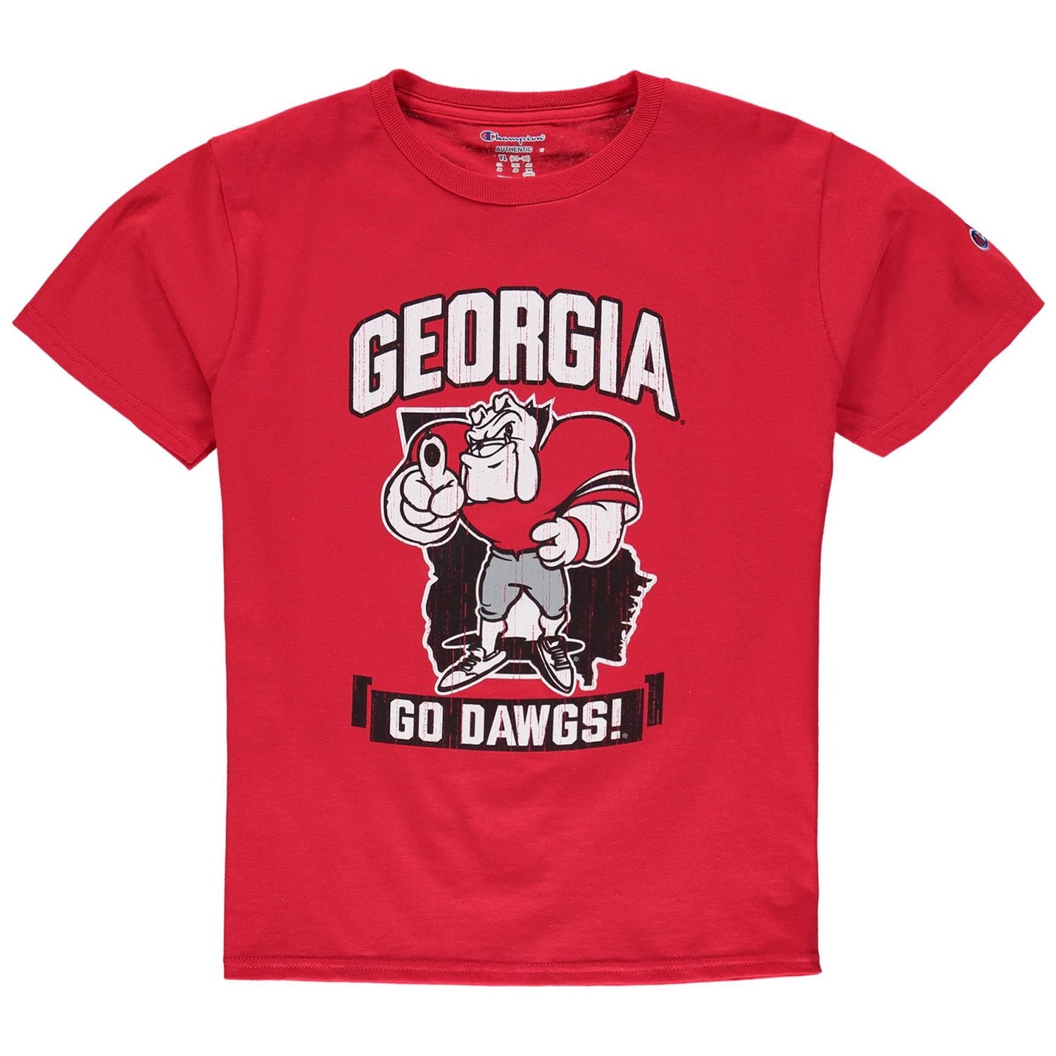 Youth Champion Georgia Bulldogs Strong Mascot T-Shirt - view number 1