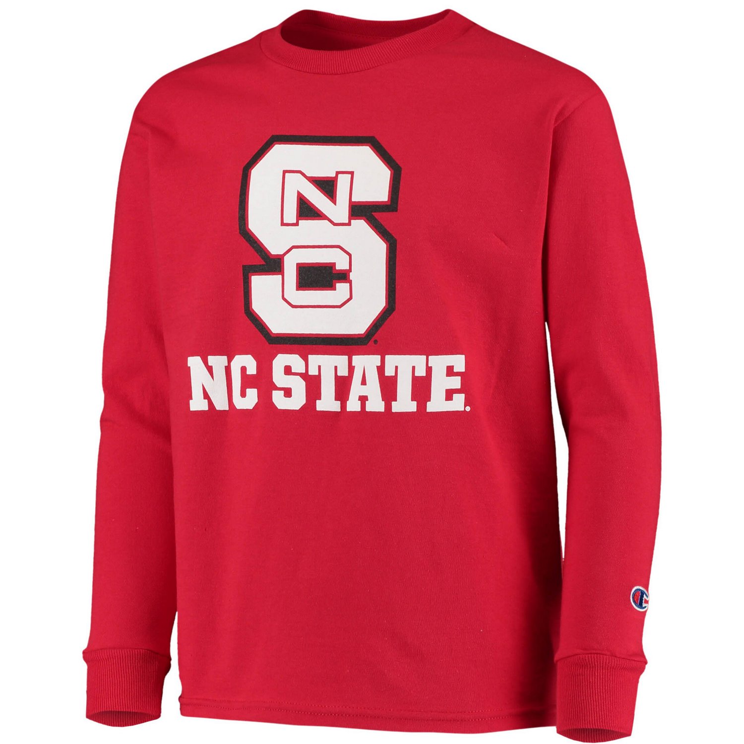 Youth Champion NC State Wolfpack Lockup Long Sleeve T-Shirt - view number 2
