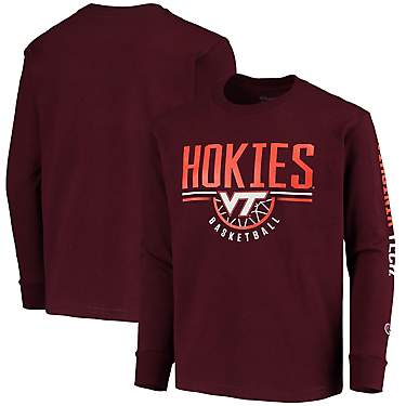 Youth Champion Virginia Tech Hokies Basketball Long Sleeve T-Shirt                                                              