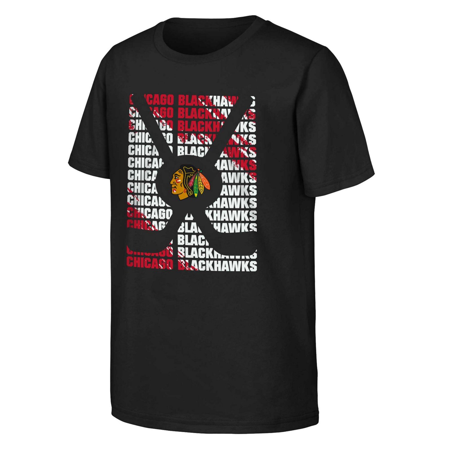 Youth Chicago hawks Box T-Shirt - view number 1