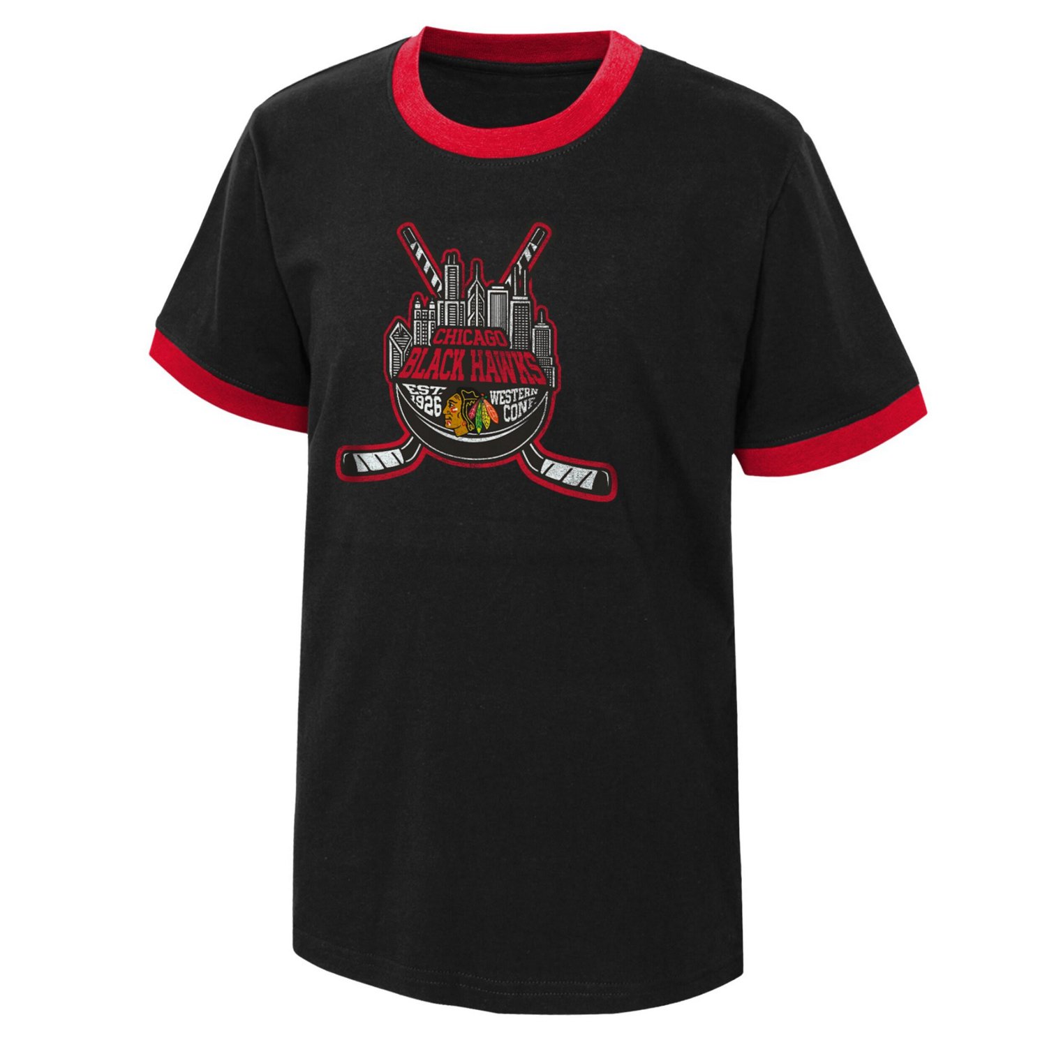 Youth Chicago hawks Ice City T-Shirt - view number 2