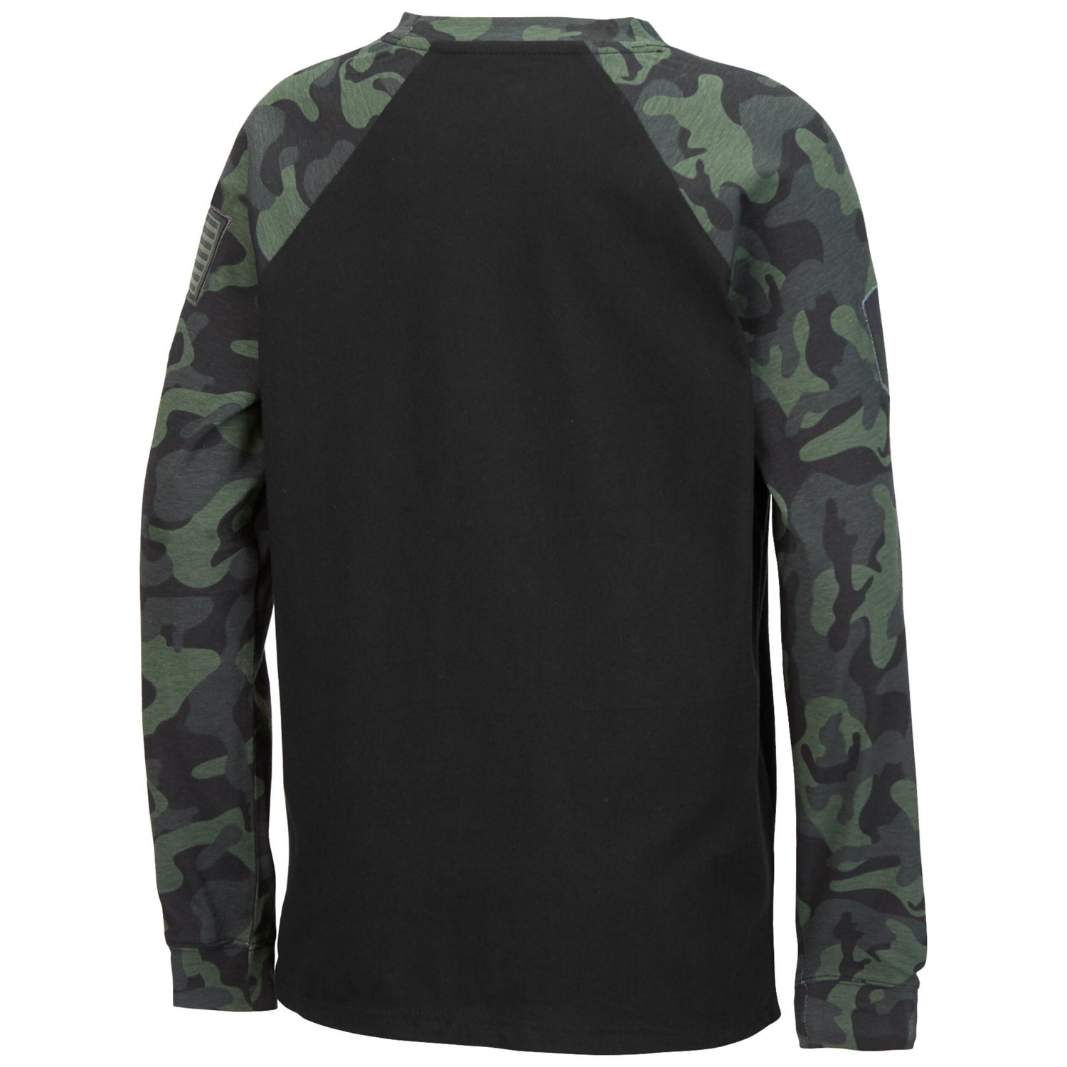 Youth Colosseum /Camo Indiana Hoosiers OHT Military Appreciation Raglan Long Sleeve T-Shirt - view number 3