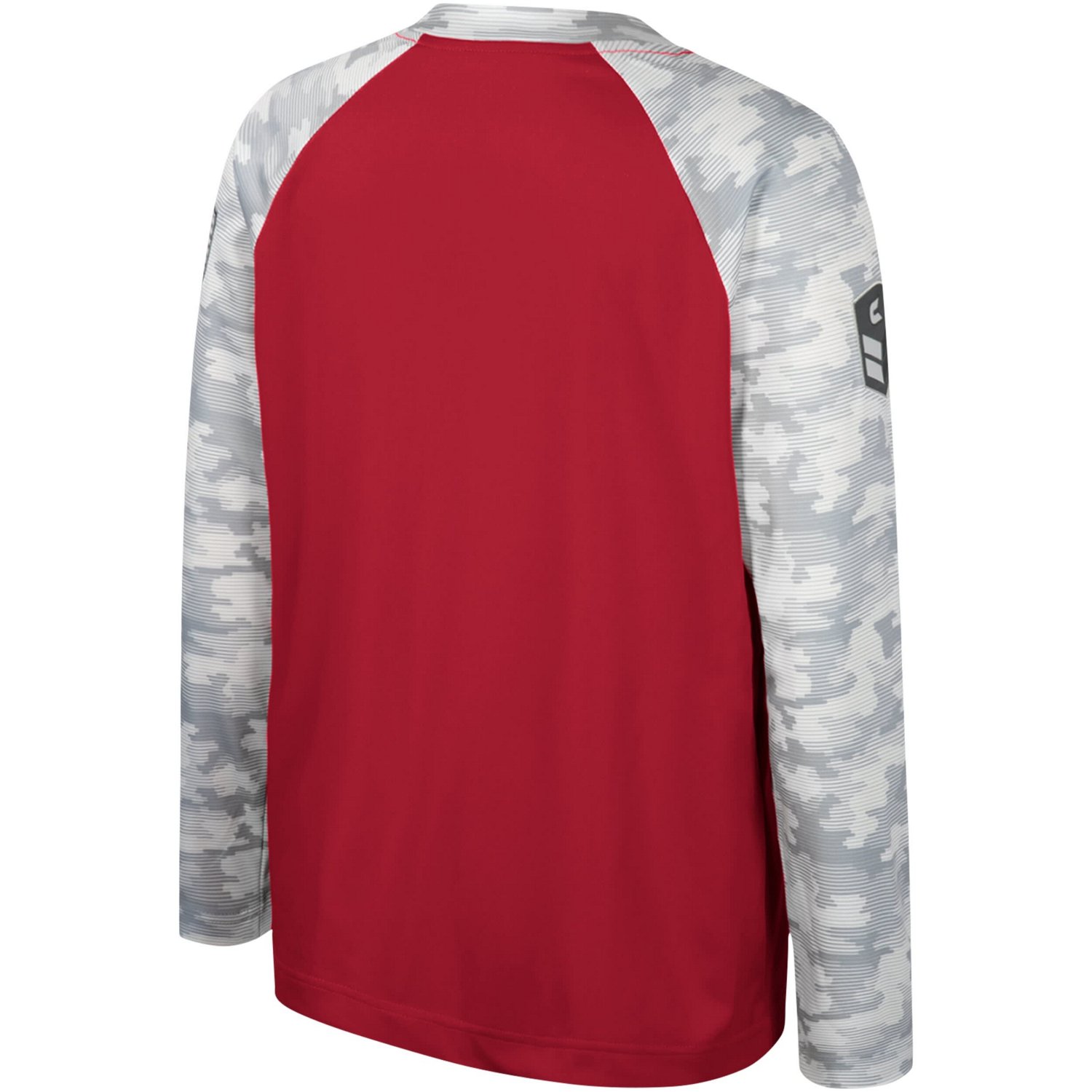 Youth Colosseum /Camo Washington State Cougars OHT Military Appreciation Dark Star Raglan Long Sleeve T-Shirt - view number 3