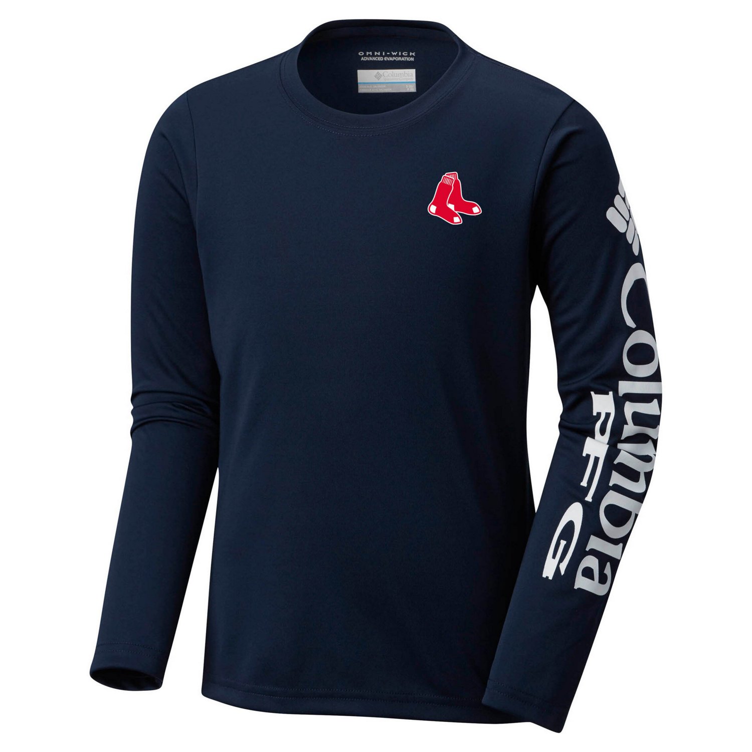 Youth Columbia Boston Red Sox Terminal Tackle Long Sleeve T-Shirt - view number 2
