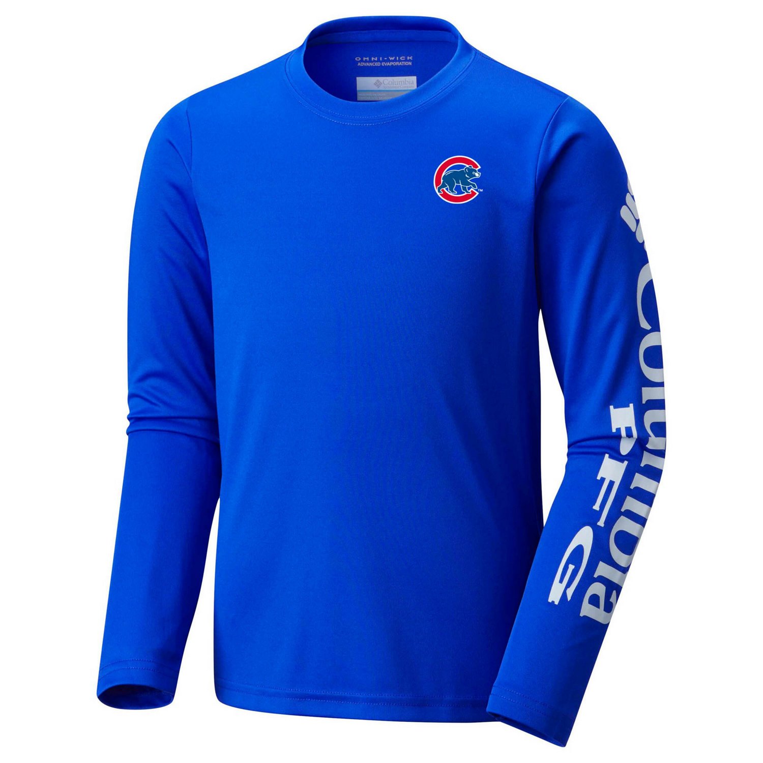 Youth Columbia Chicago Cubs Terminal Tackle Long Sleeve T-Shirt - view number 2