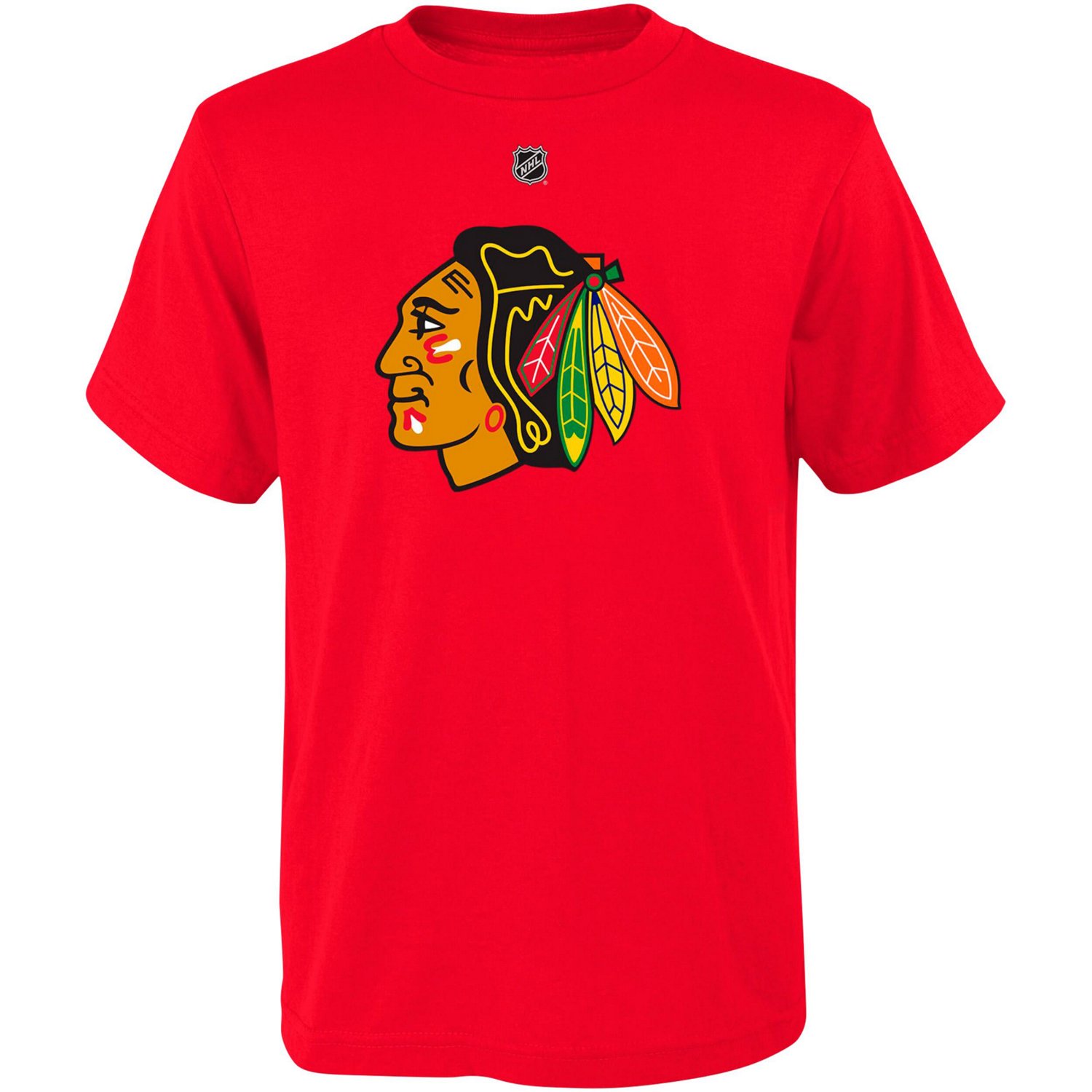 Youth Connor Bedard Chicago hawks Player Name  Number T-Shirt                                                                    - view number 2