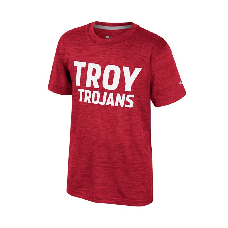 Colosseum Athletics YOUTH CREATIVE CONTROL S/S TEE (LIMITED TEAM COLOR) Cardinal, Large - NCAA Youth Apparel at Academy Sports