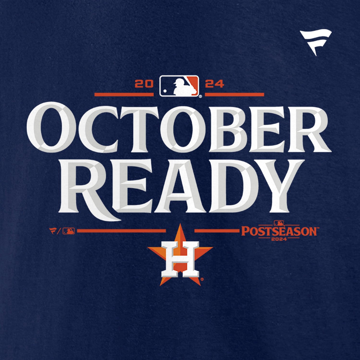 Youth Fanatics Houston Astros 2024 MLB Postseason Locker Room T-Shirt