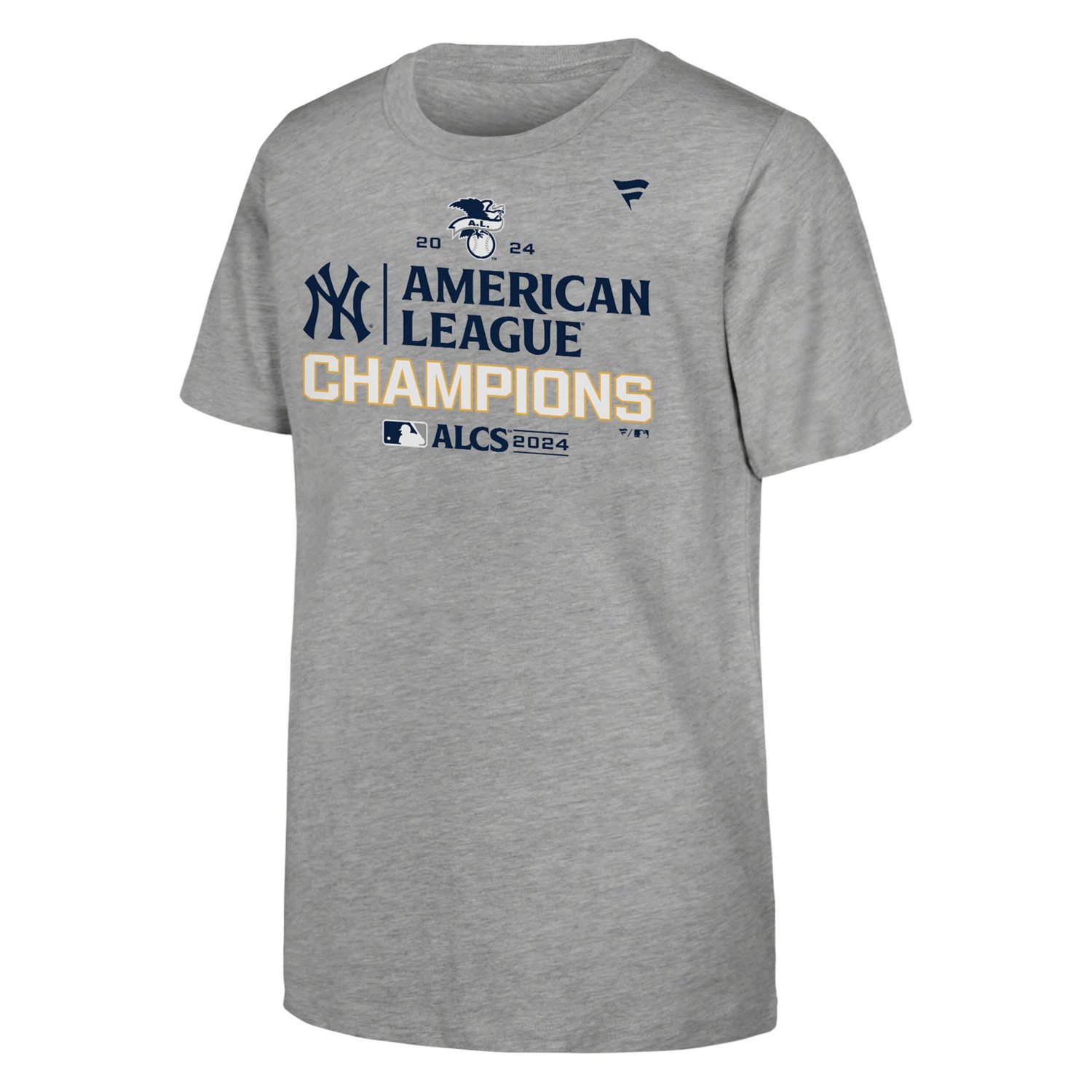 Youth Fanatics New York Yankees 2024 American League Champions Locker Room T-Shirt - view number 2