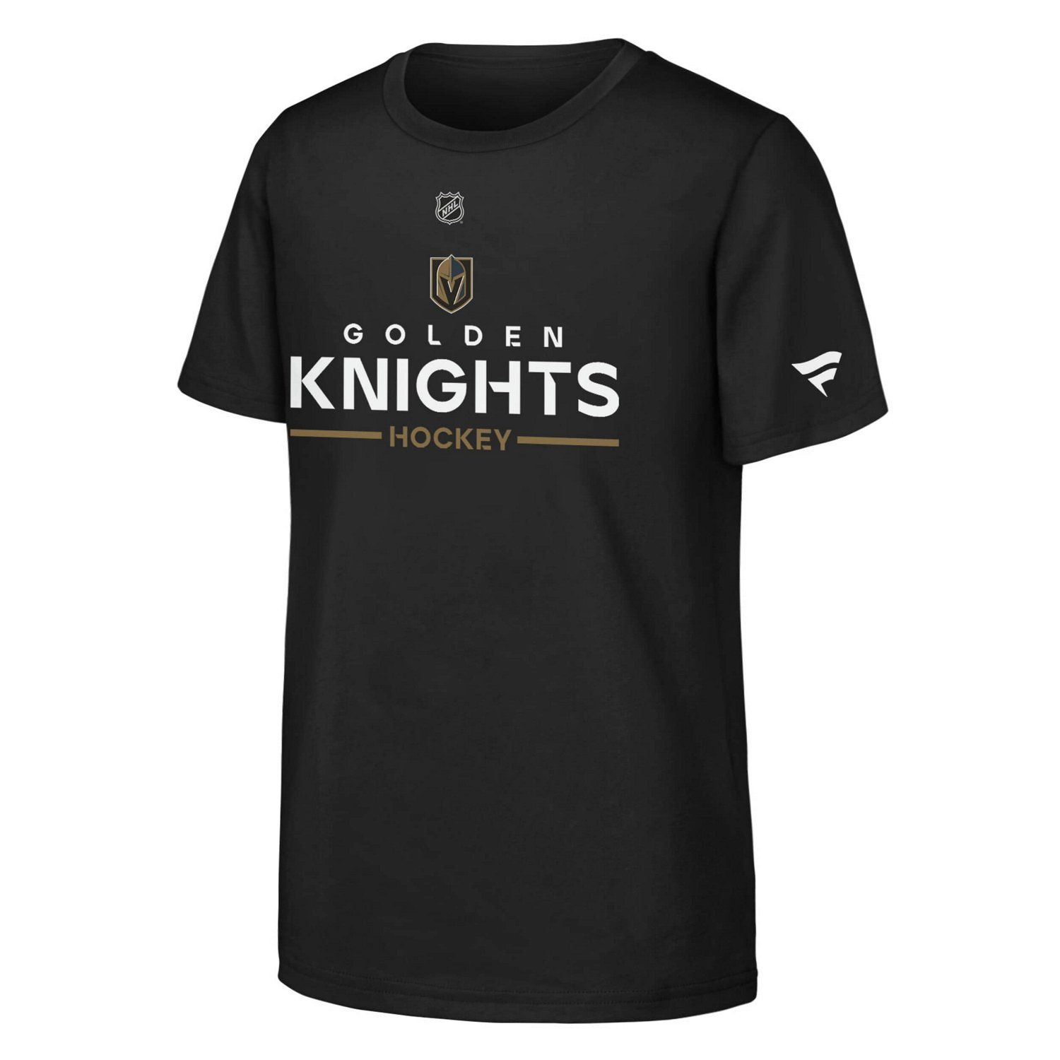 Youth Fanatics Vegas Golden Knights Authentic Pro Wordmark T-Shirt