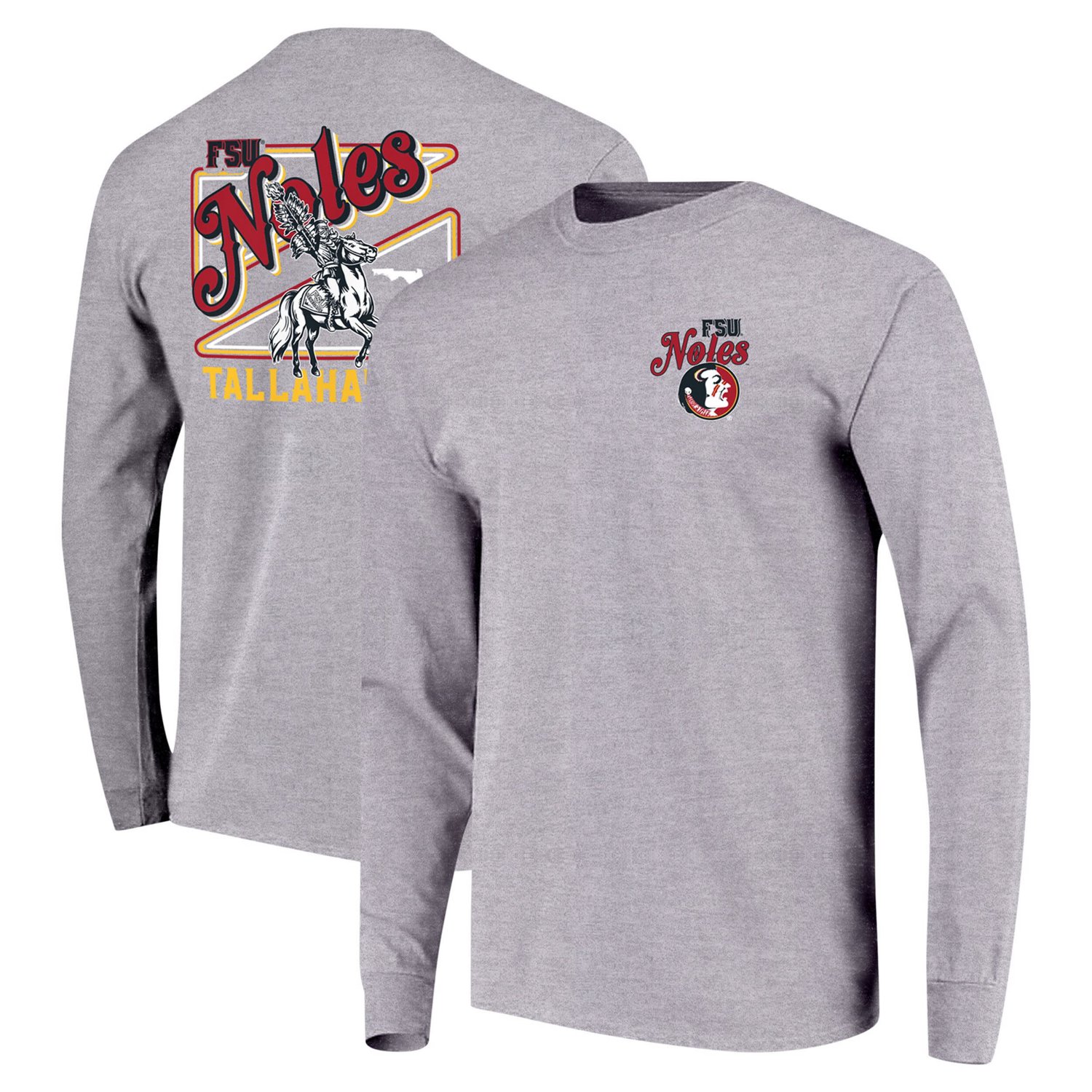 Youth Florida State Seminoles Retro Script Long Sleeve T-Shirt