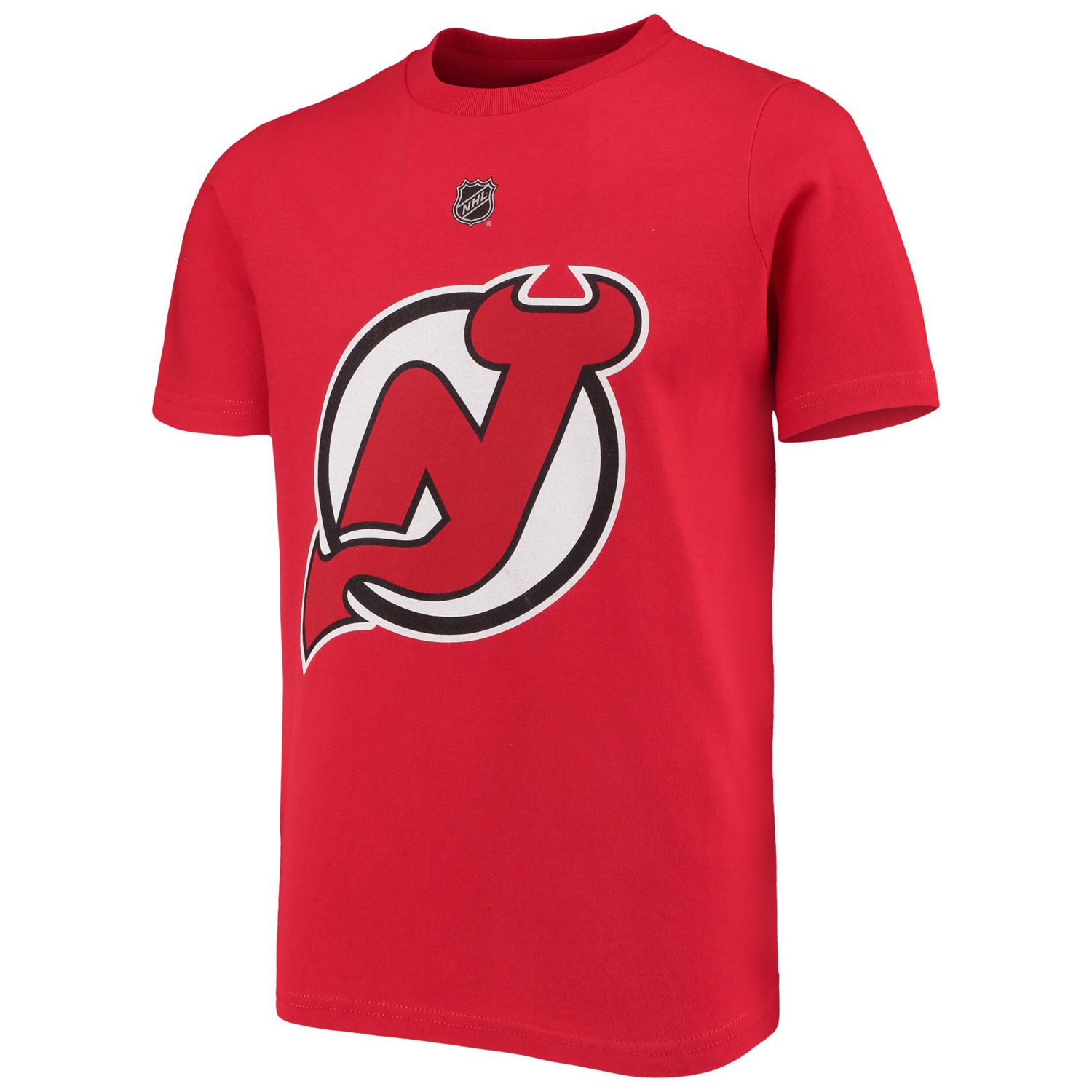Youth Jack Hughes New Jersey Devils Player Name  Number T-Shirt - view number 2