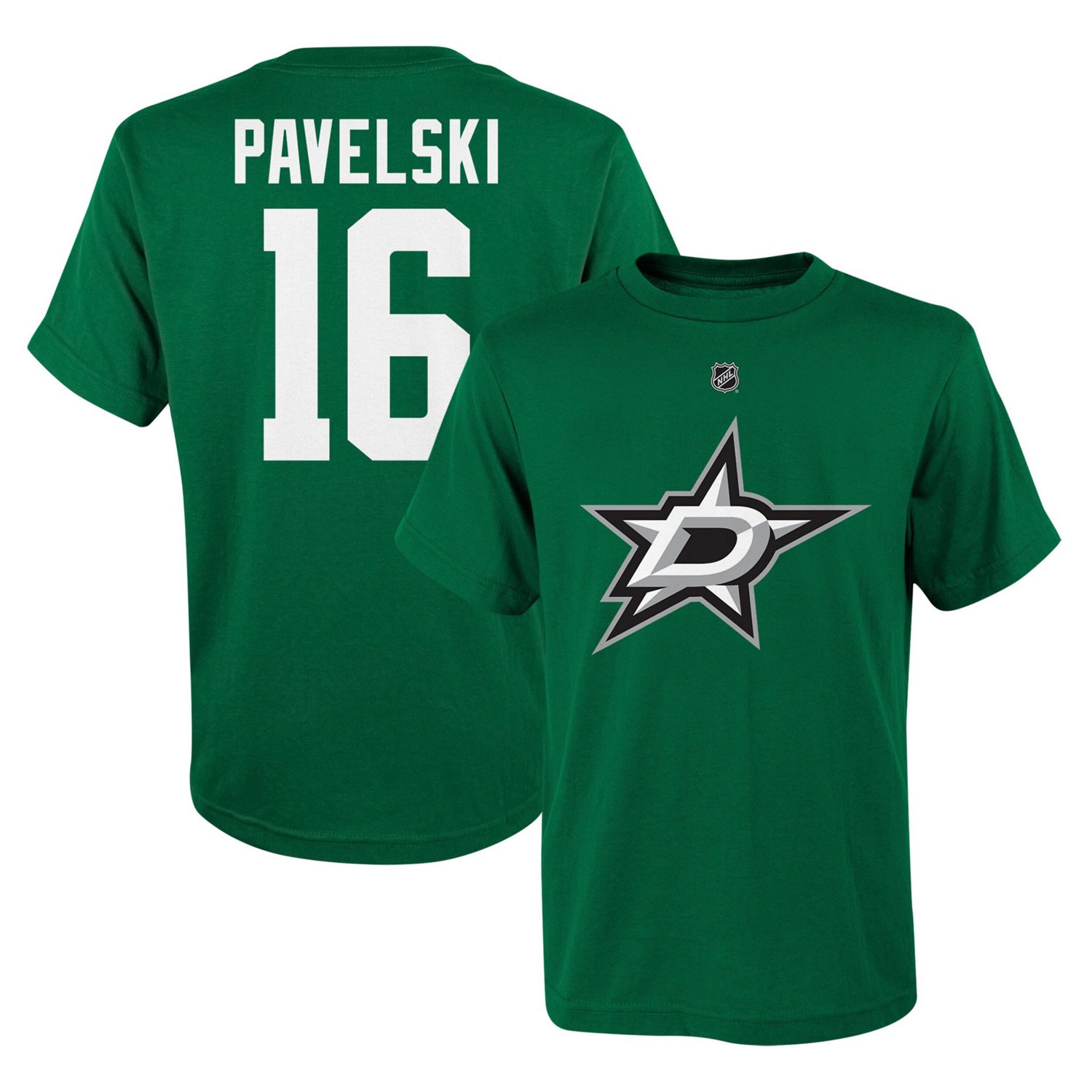 Youth Joe Pavelski Kelly Dallas Stars Player Name  Number T-Shirt