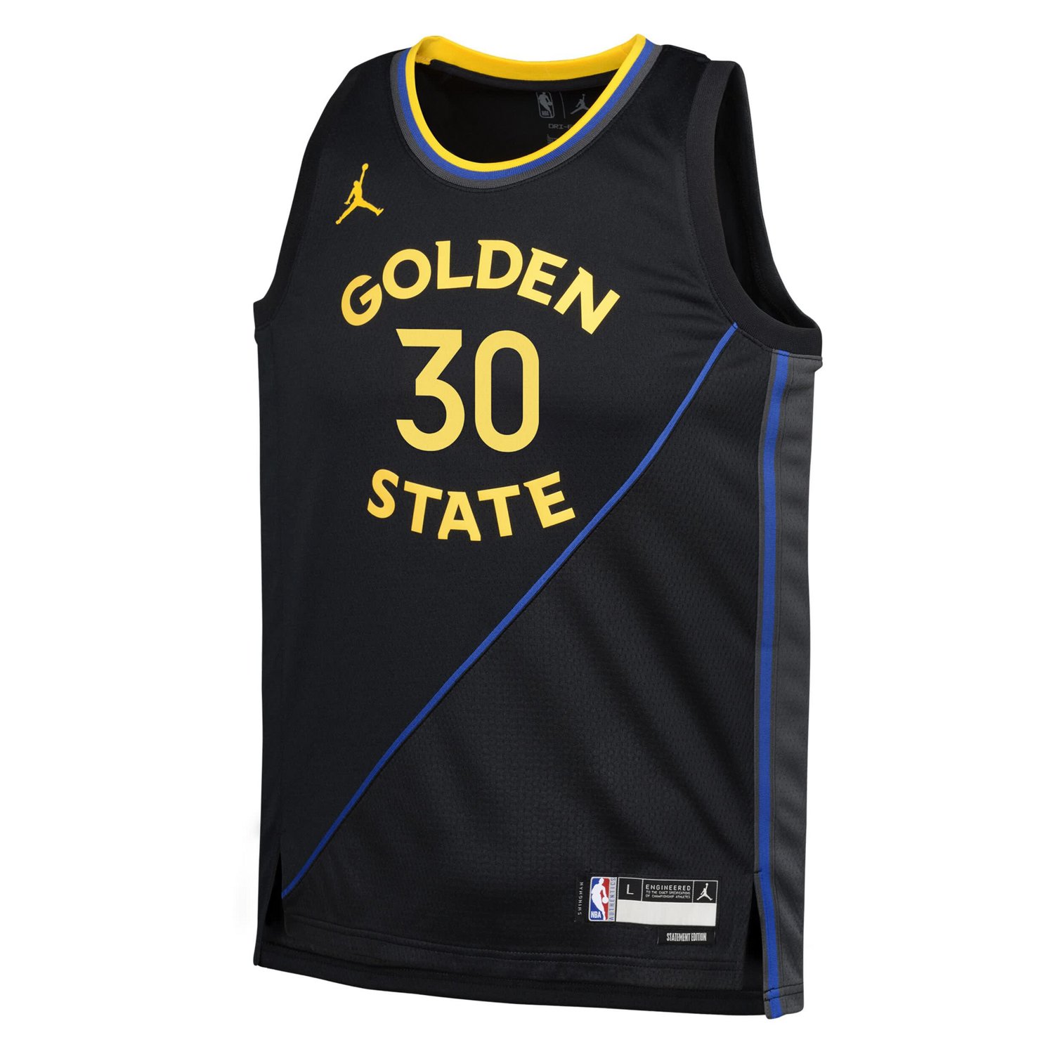 Youth Jordan Brand Stephen Curry Golden State Warriors Swingman Jersey - Statement Edition                                       - view number 2
