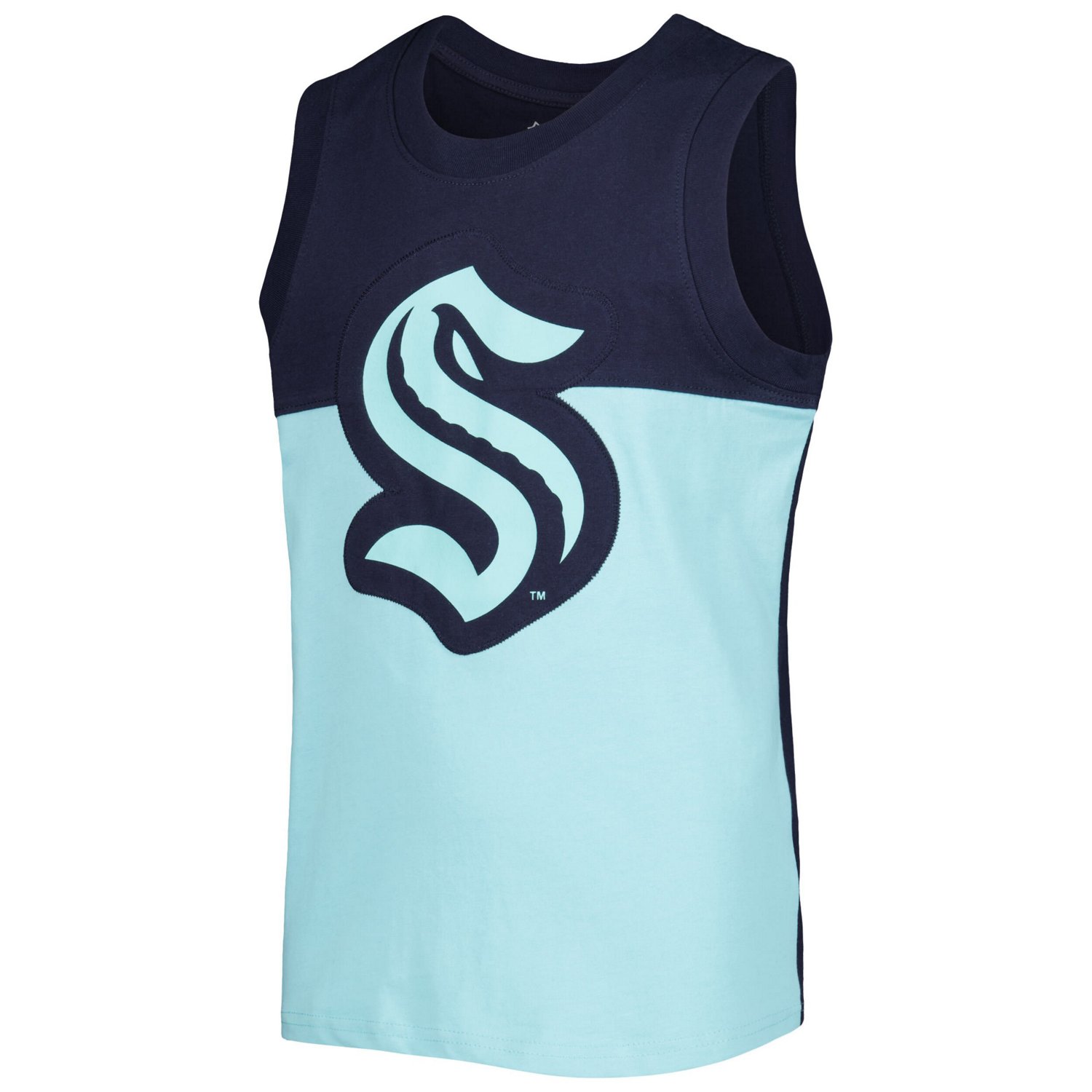 Youth Light Dark Sea Seattle Kraken Revitalize Tank Top - view number 2