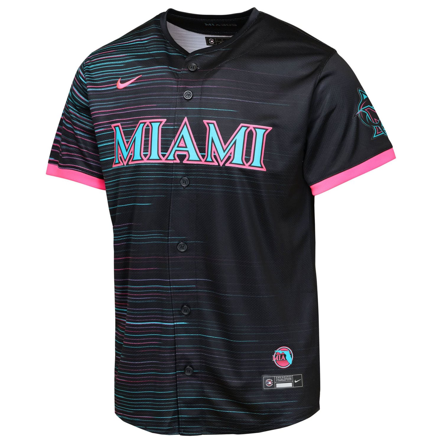 Youth Miami Marlins 2025 City Connect Limited Jersey - view number 2