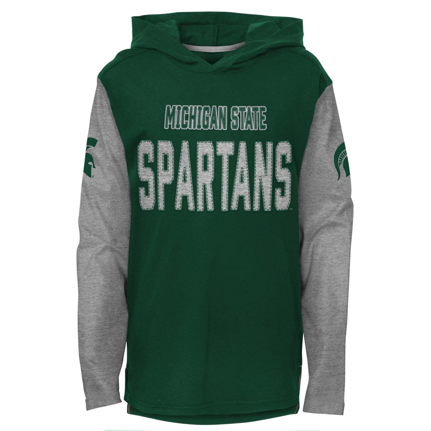 Youth Michigan State Spartans Heritage Hoodie Long Sleeve T-Shirt