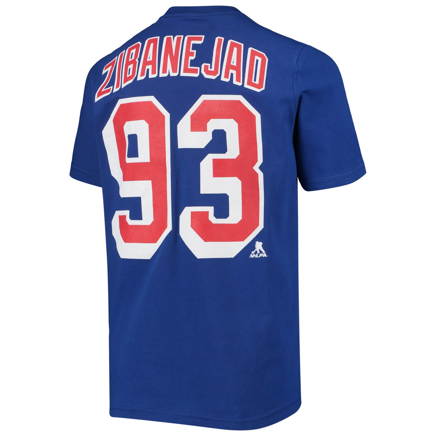 Youth Mika Zibanejad New York Rangers Player Name  Number T-Shirt - view number 3