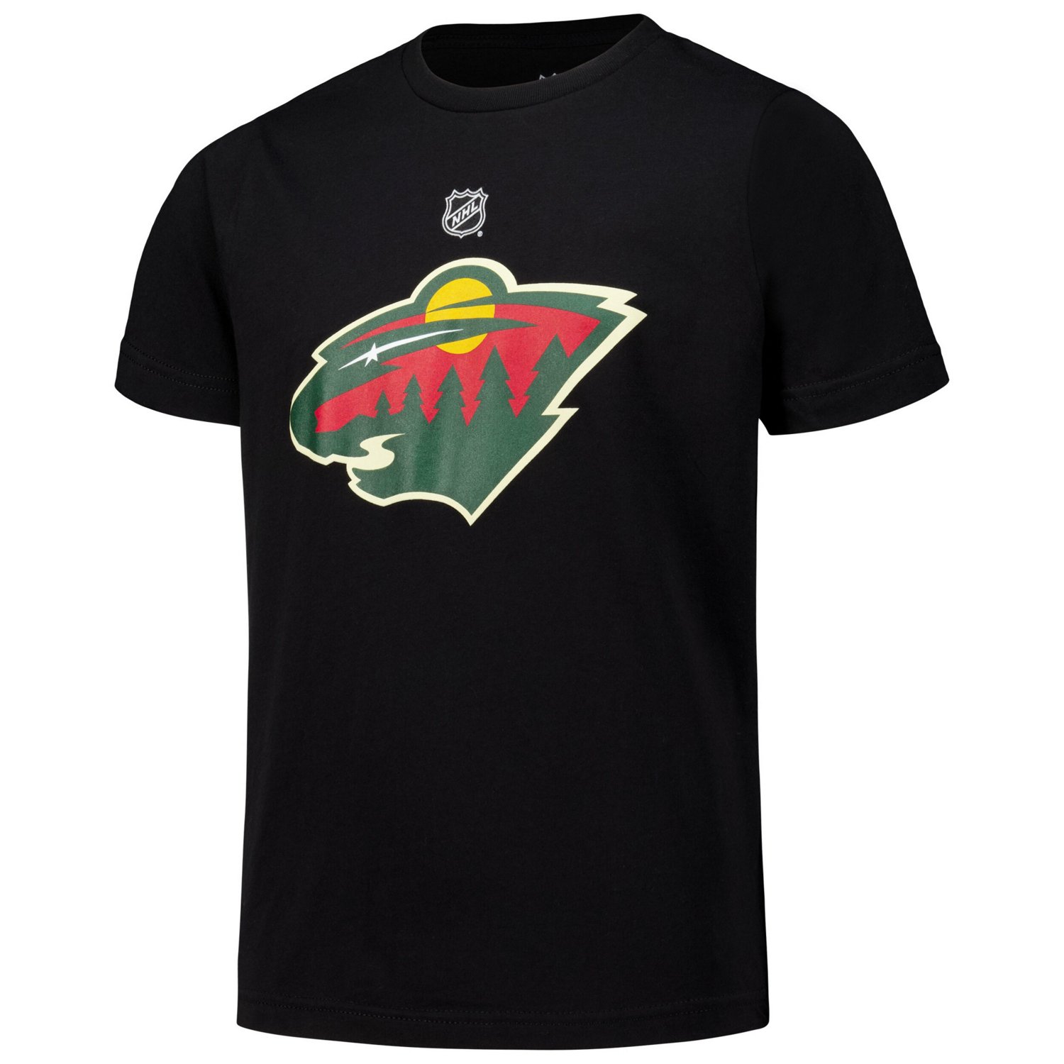 Youth Minnesota Wild Primary Logo T-Shirt - view number 2