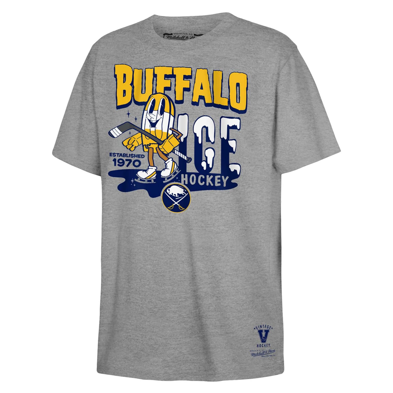 Youth Mitchell  Ness Buffalo Sabres Popsicle T-Shirt