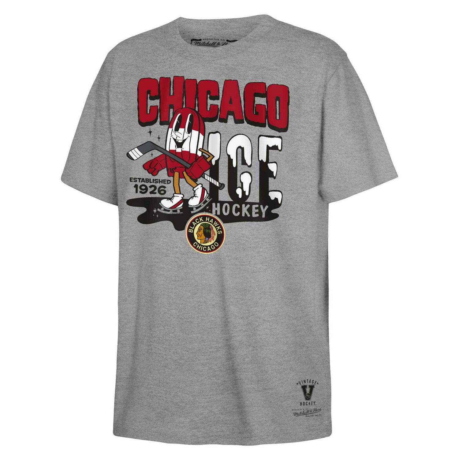 Youth Mitchell  Ness Chicago Blackhawks Popsicle T-Shirt - view number 1