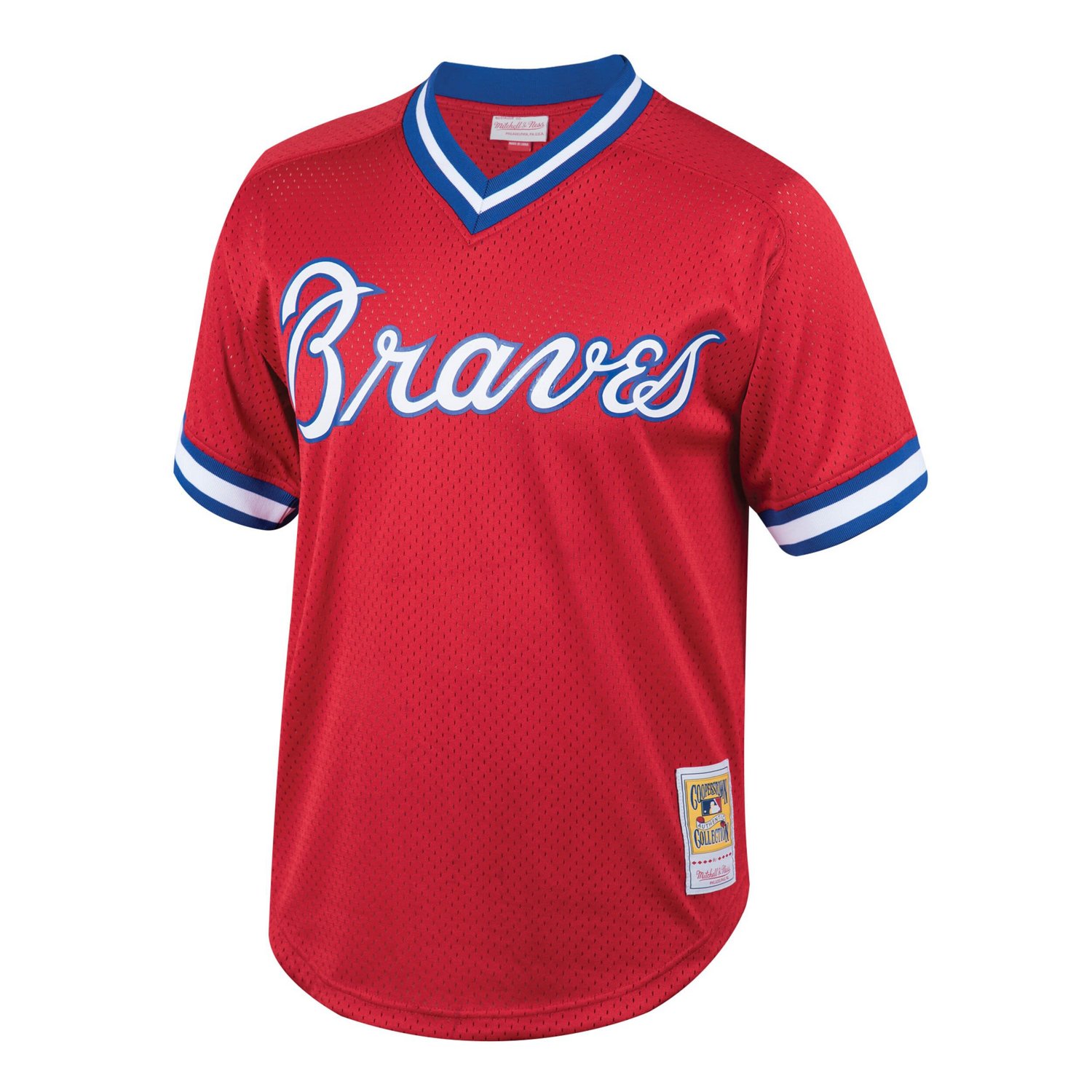 Youth Mitchell  Ness Dale Murphy Atlanta Braves Cooperstown Collection Mesh Batting Practice Jersey
