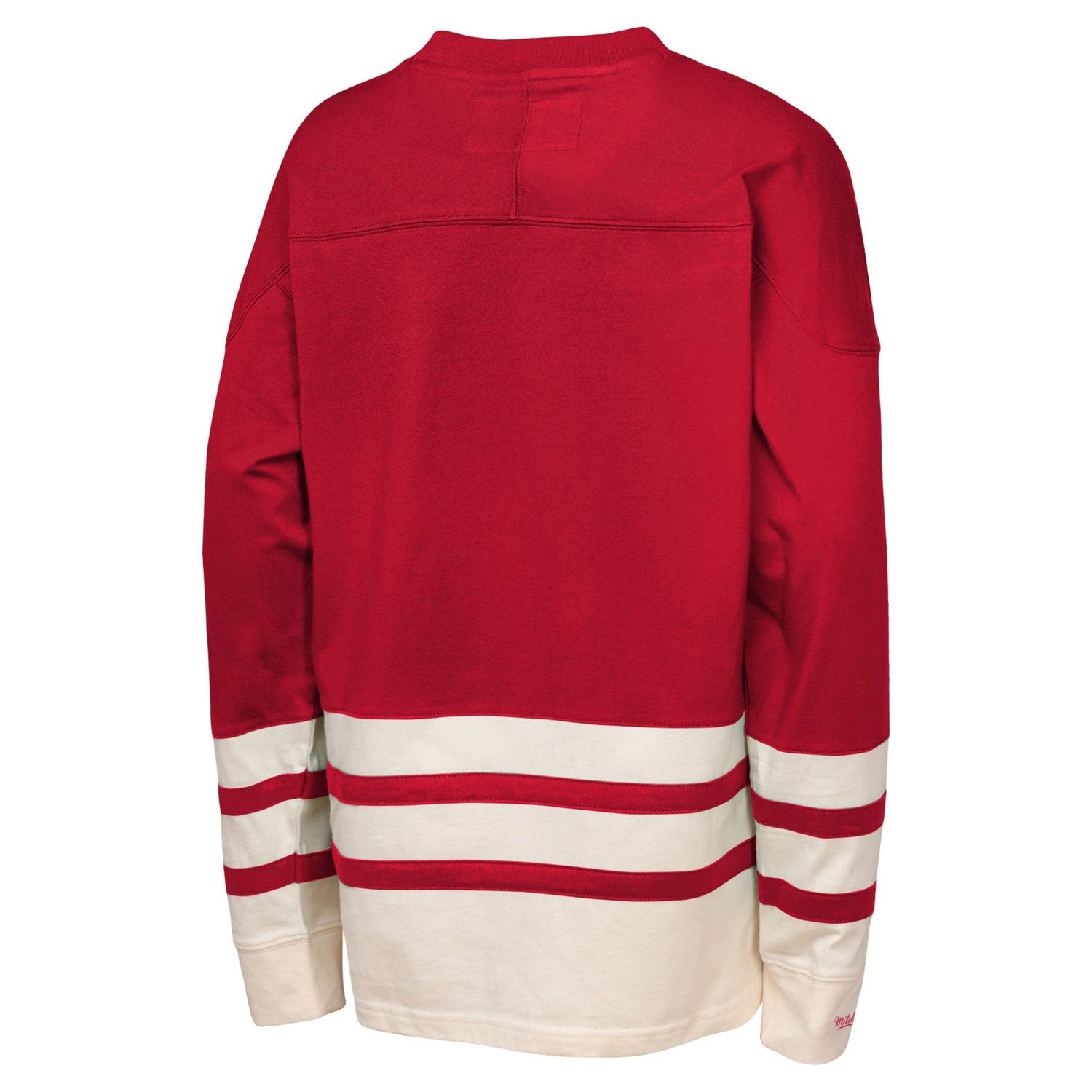 Youth Mitchell  Ness Detroit Wings Chainstitch Heavyweight Long Sleeve Top - view number 3