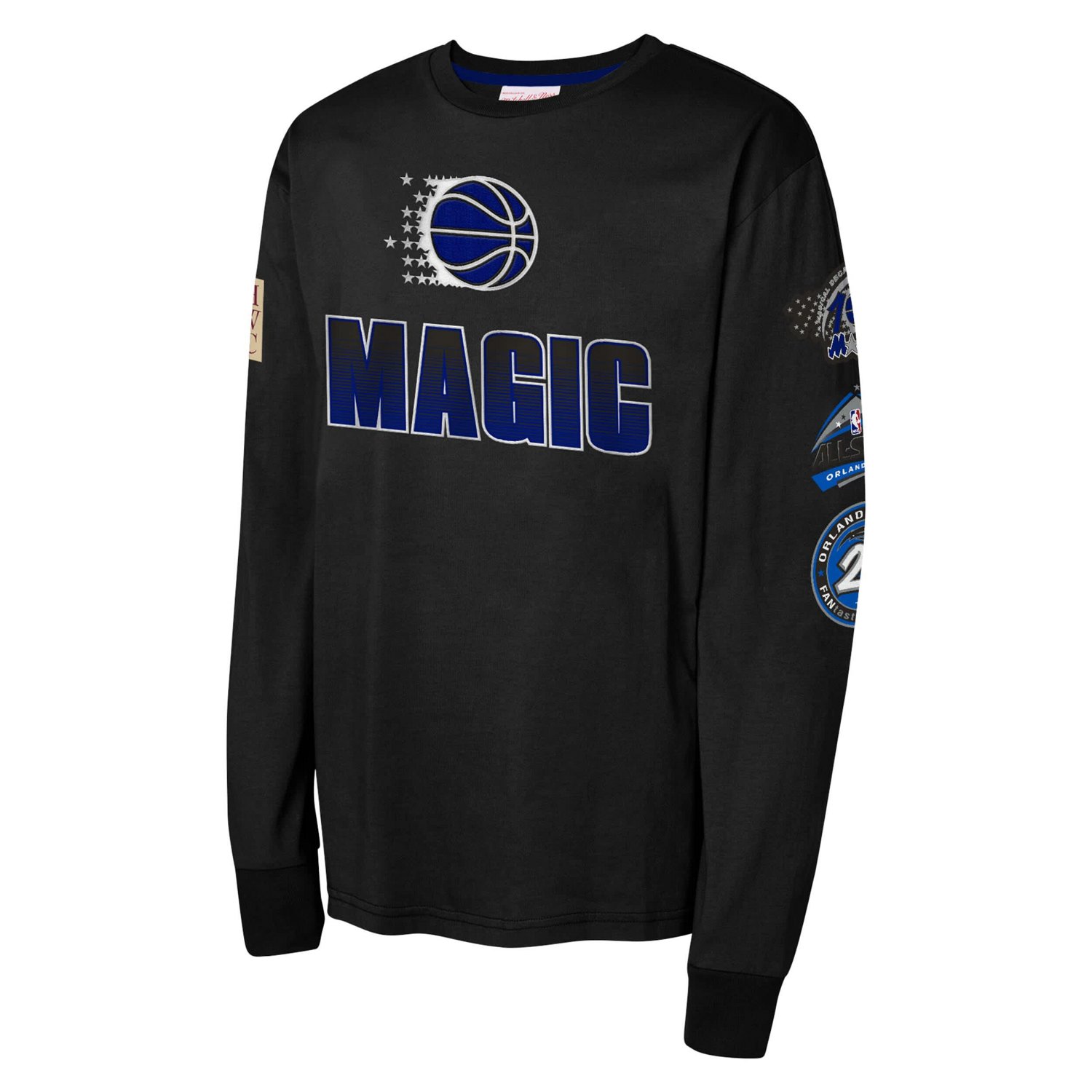 Youth Mitchell  Ness Orlando Magic Hardwood Classics All Over Long Sleeve T-Shirt - view number 2