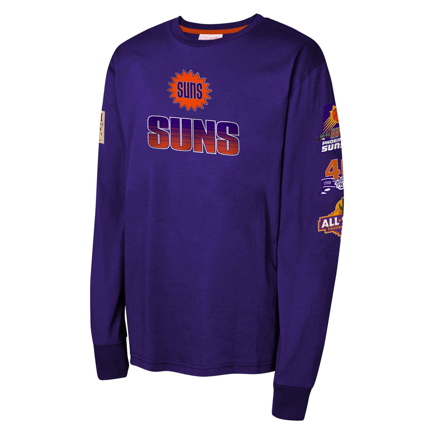 Youth Mitchell  Ness Phoenix Suns Hardwood Classics All Over Long Sleeve T-Shirt - view number 2