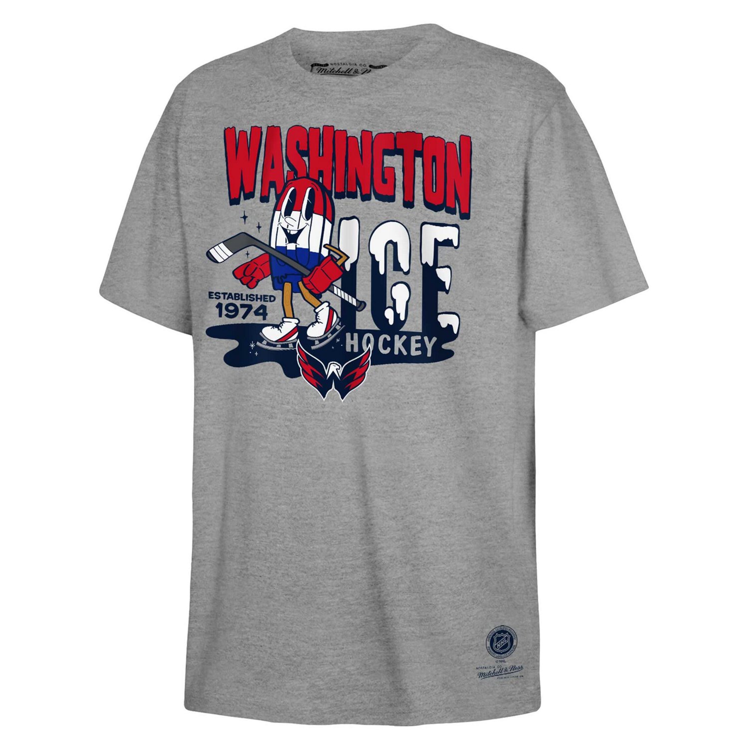Youth Mitchell  Ness Washington Capitals Popsicle T-Shirt - view number 1