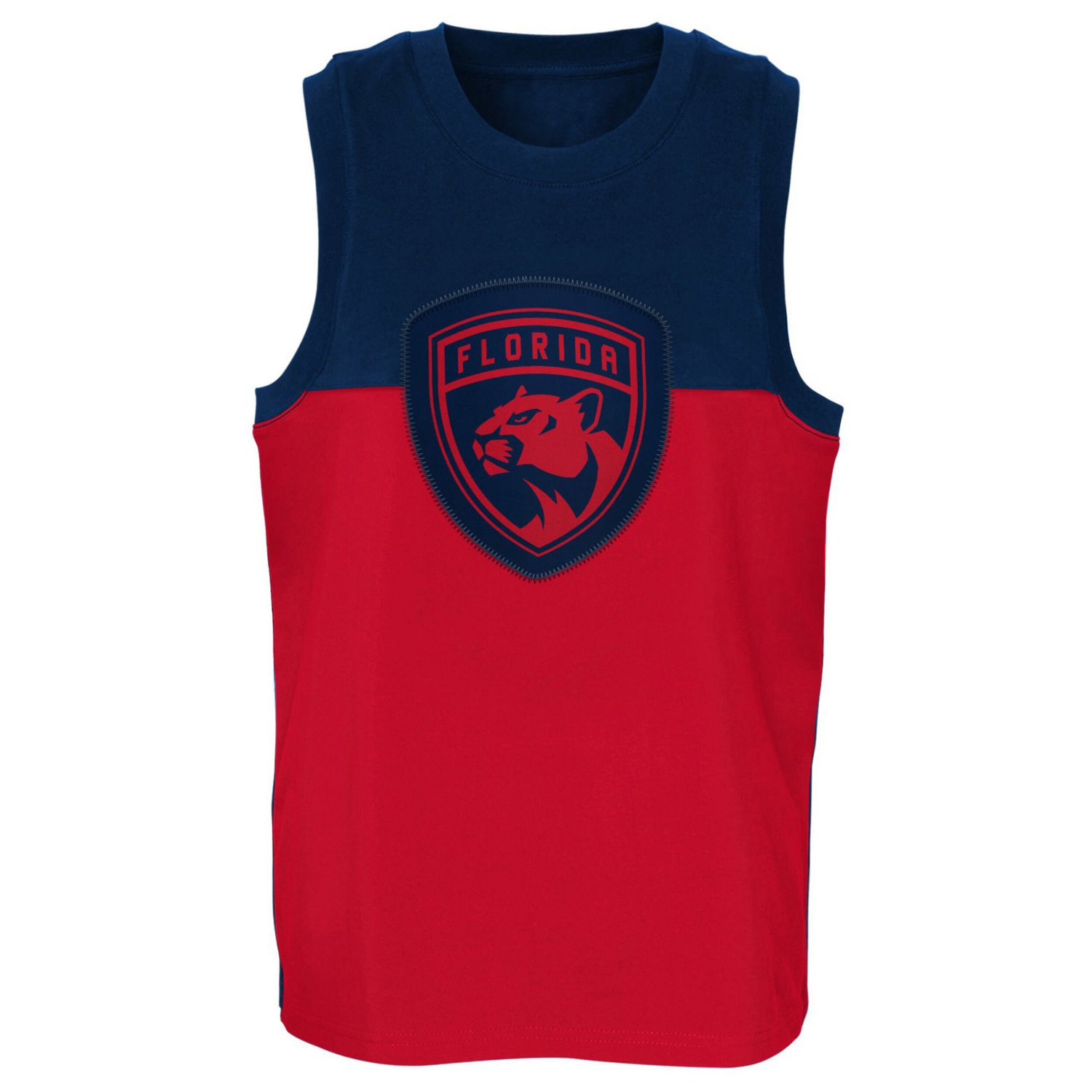 Youth Navy Florida Panthers Revitalize Tank Top - view number 2