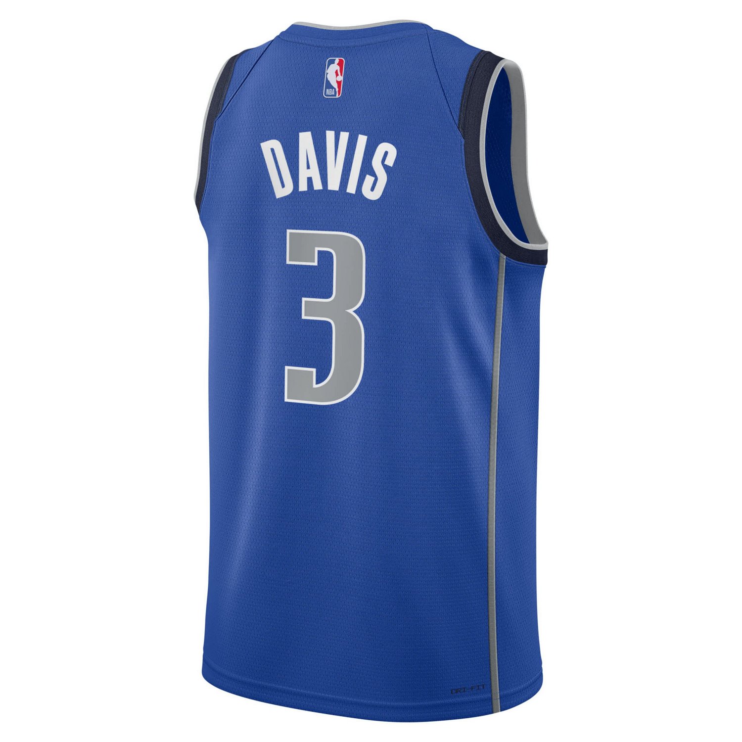 Youth Nike Anthony Davis Dallas Mavericks Swingman Jersey - Icon Edition - view number 3