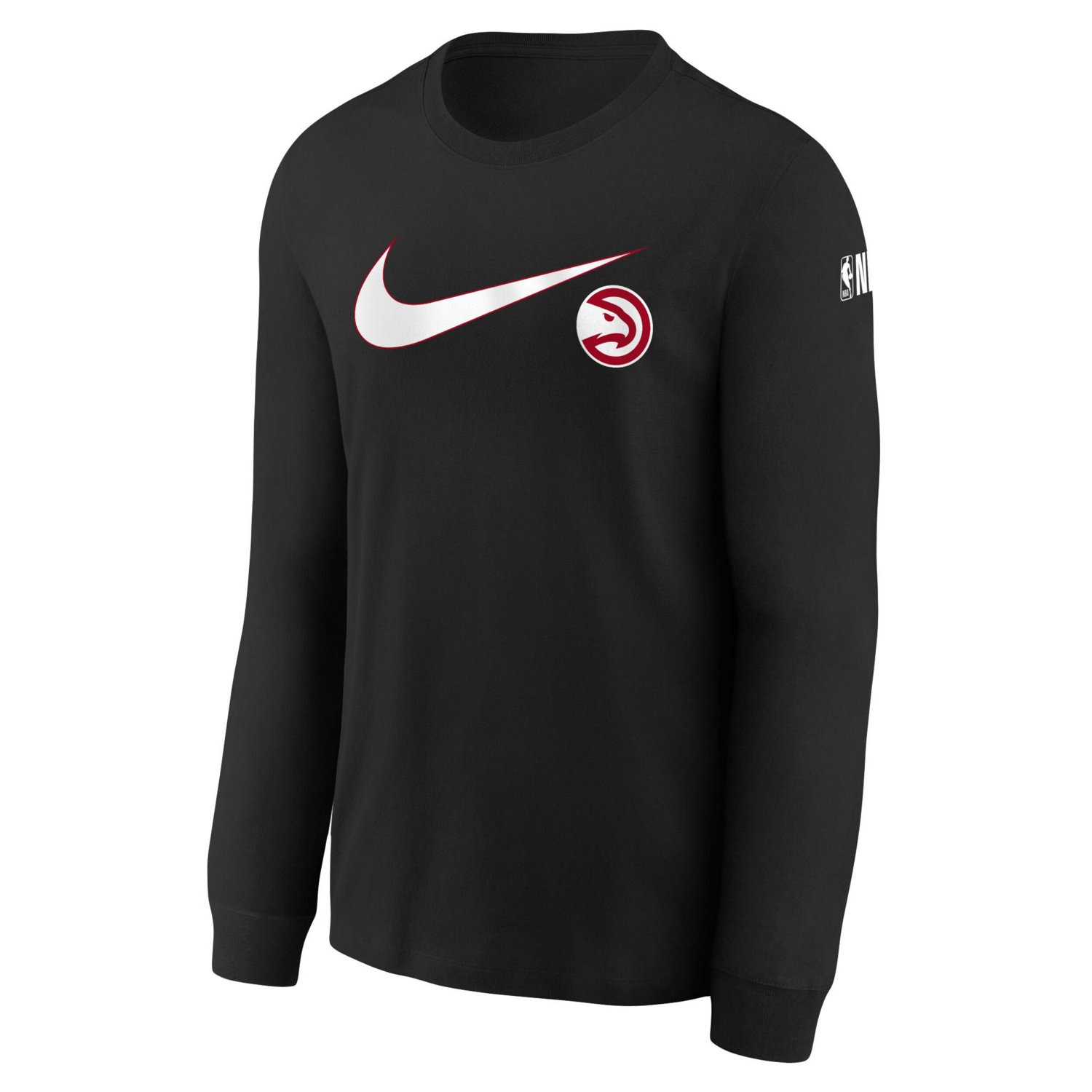 Youth Nike Atlanta Hawks Swoosh Long Sleeve T-Shirt - view number 2