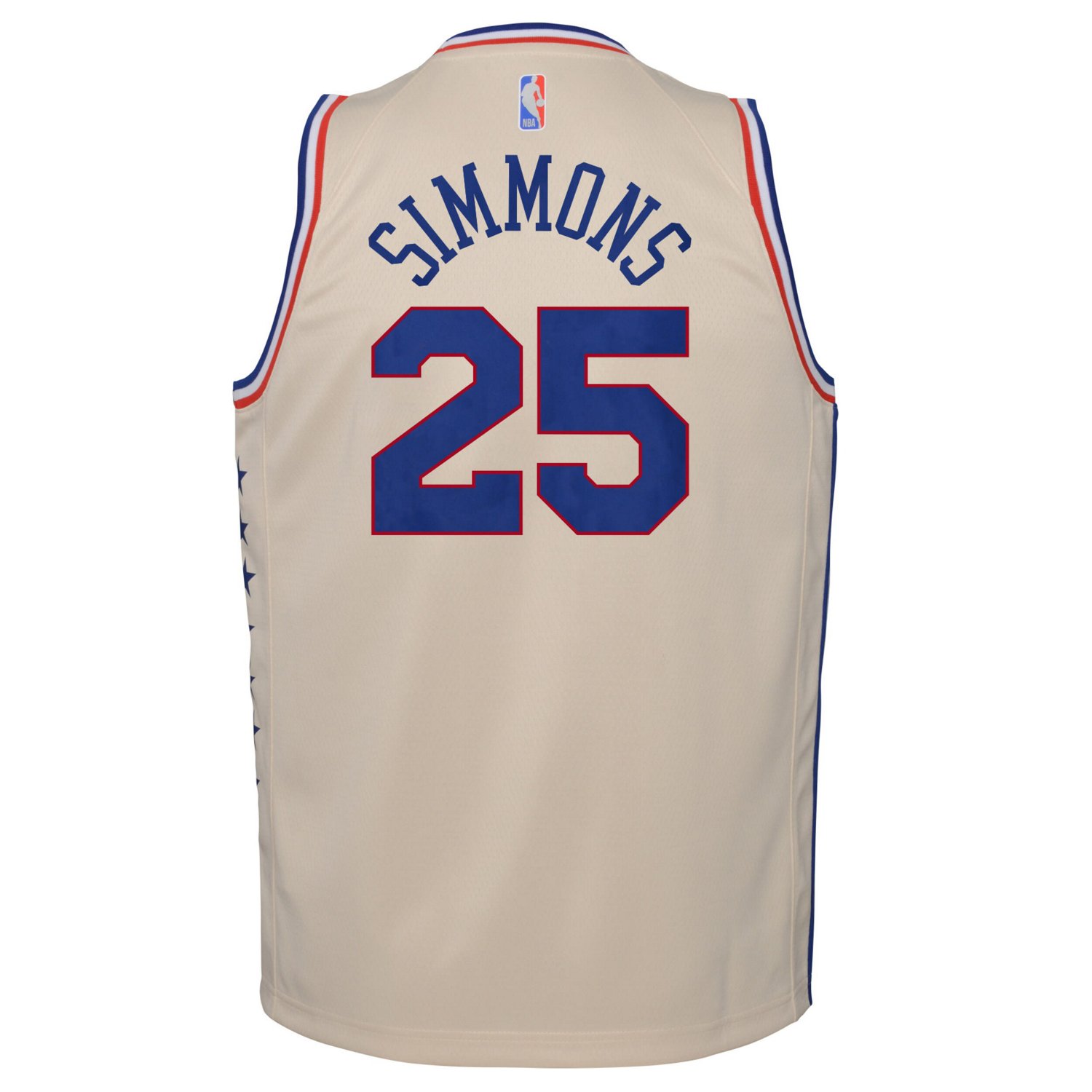 Youth Nike Ben Simmons Philadelphia 76ers 2020 21 Swingman Player Jersey - Earned Edition - view number 3