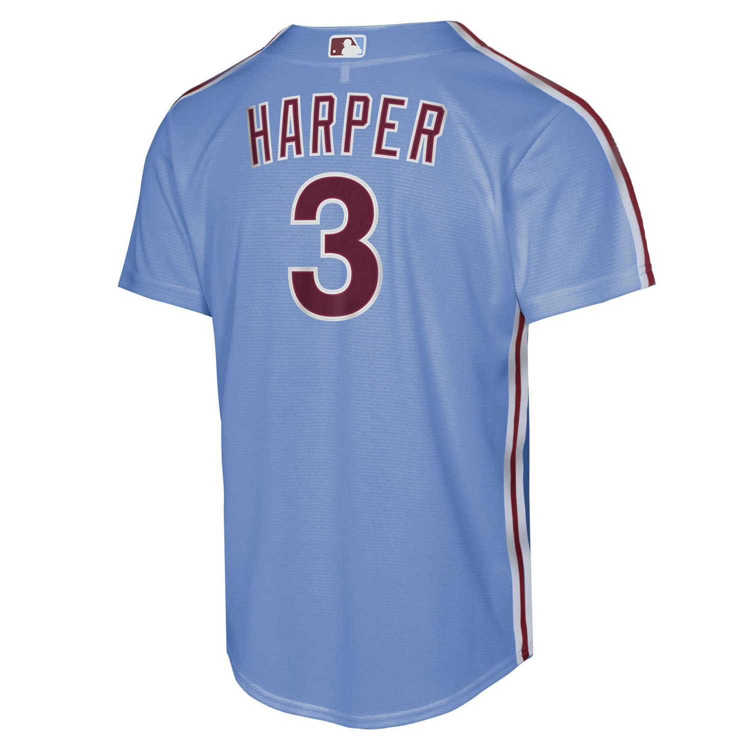 Youth Nike Bryce Harper Light Philadelphia Phillies Alternate Replica Jersey - view number 3