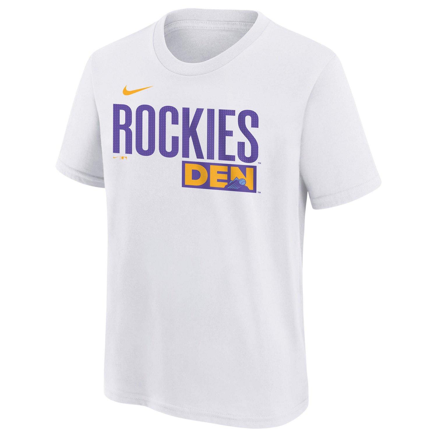 Youth Nike Colorado Rockies 2025 City Connect Wordmark T-Shirt                                                                   - view number 2