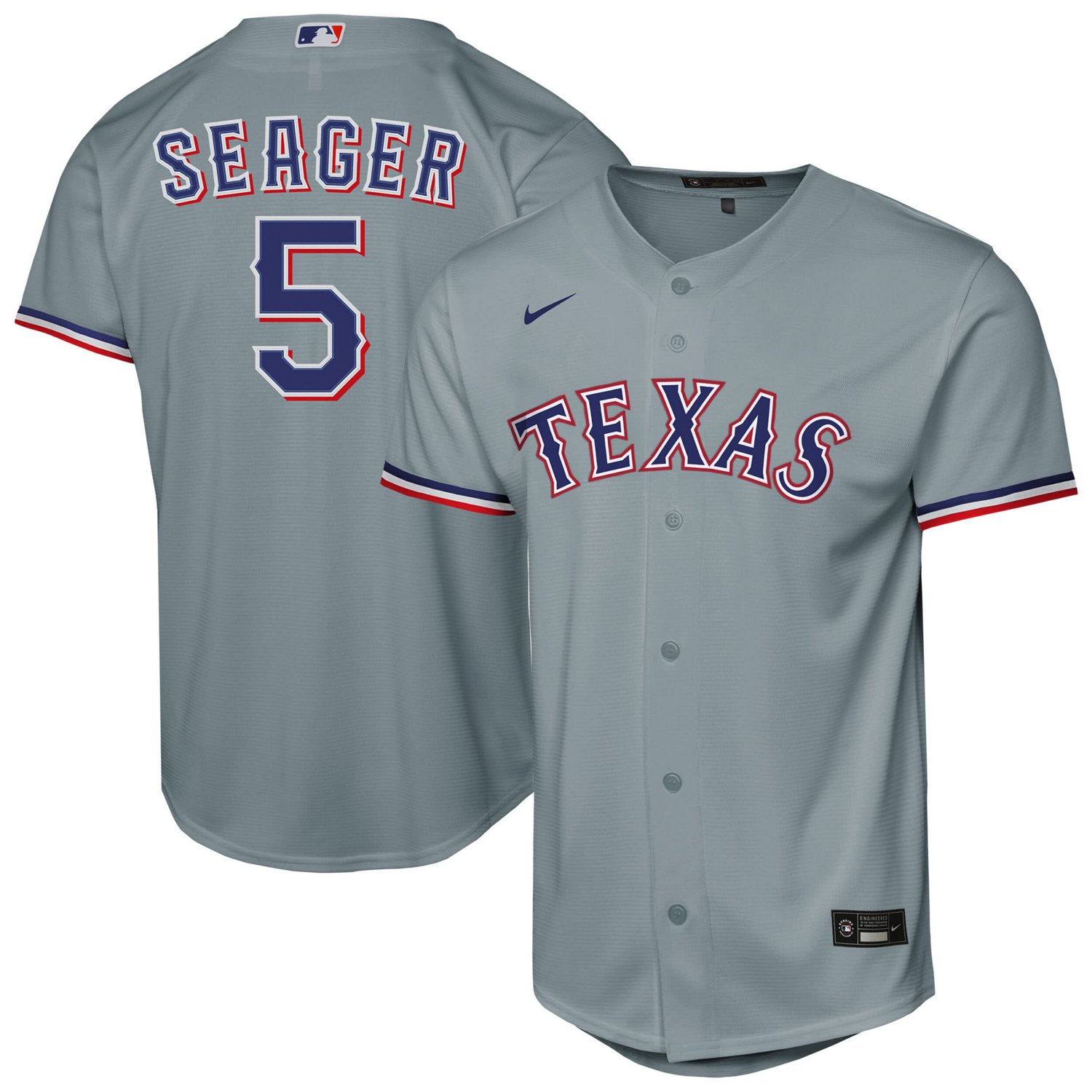 Youth Nike Corey Seager Texas Rangers Road Replica Jersey - view number 1