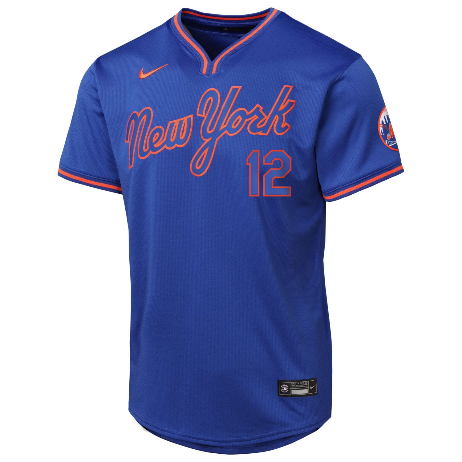 Youth Nike Francisco Lindor New York Mets Alternate Limited Player Jersey - view number 2