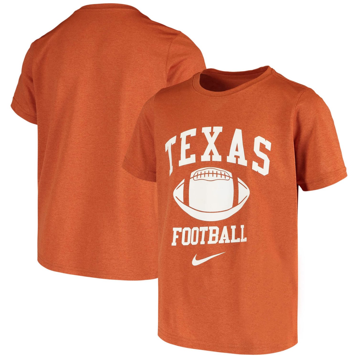 Youth Nike Heathered Texas Texas Longhorns Retro Lockup Legend Performance T-Shirt