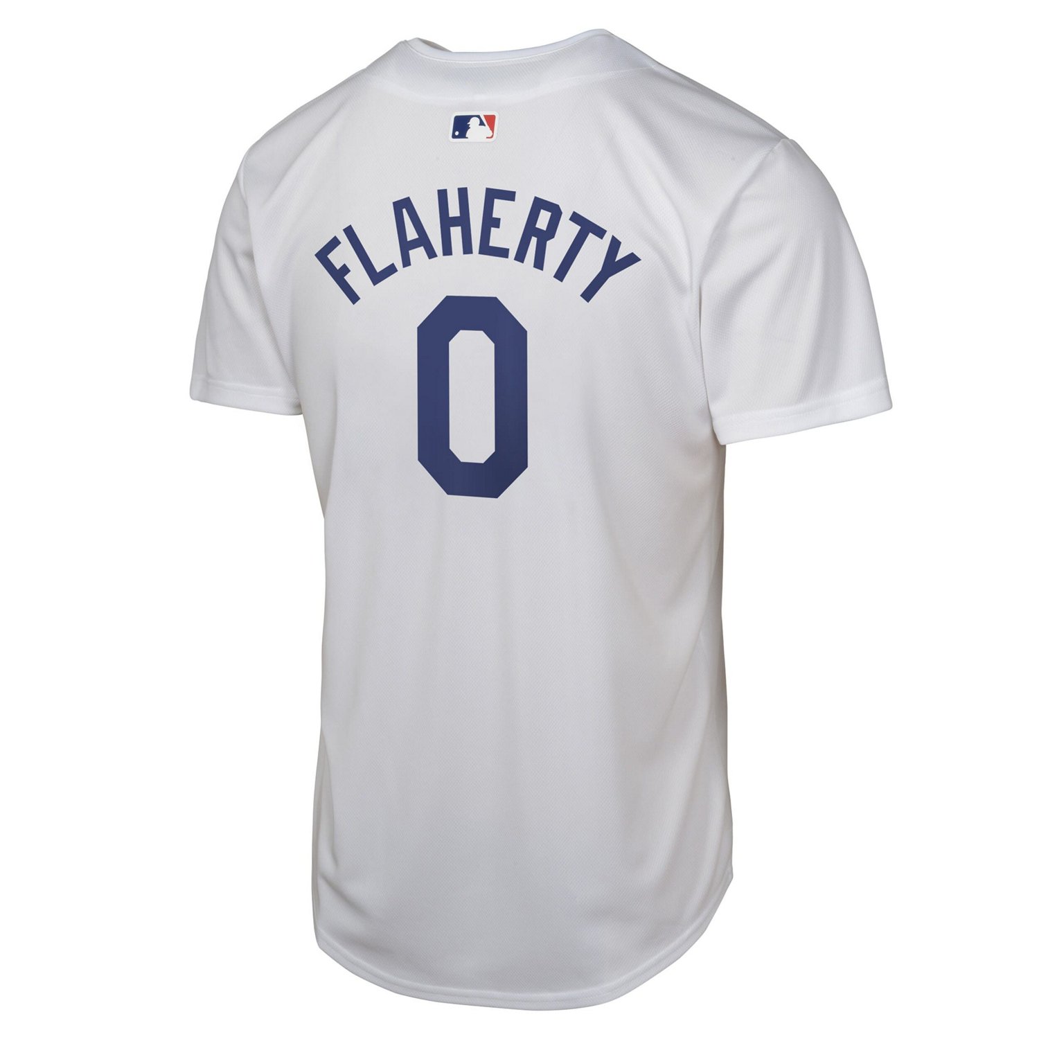 Youth Nike Jack Flaherty Los Angeles Dodgers 2024 World Series Patch Home Game Player Jersey - view number 3