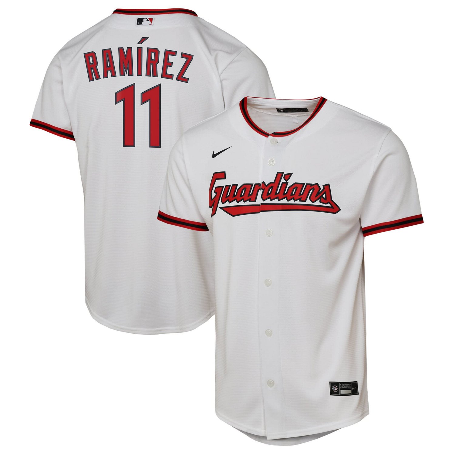 Youth Nike Jose Ramirez Cleveland Guardians Home Replica Player Jersey