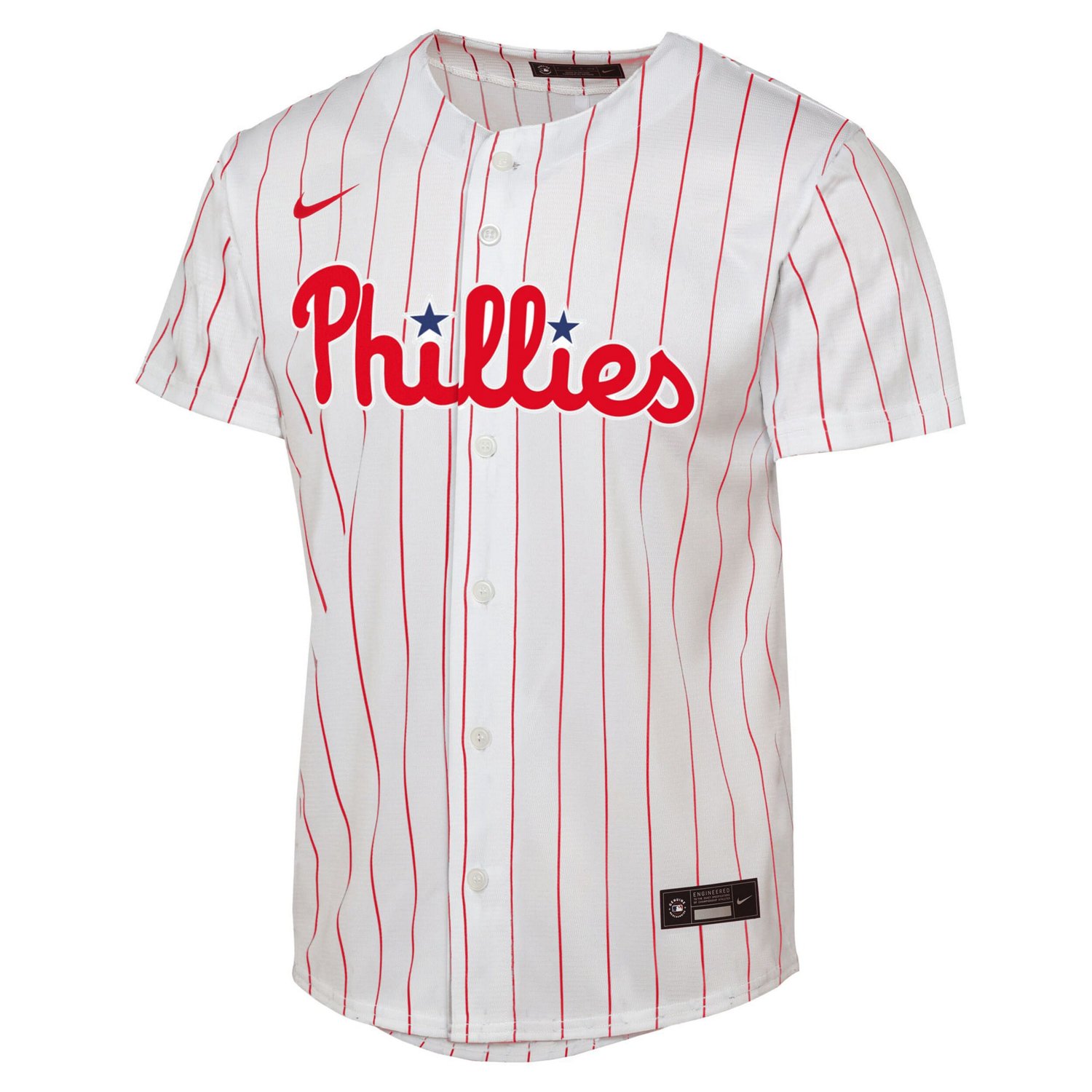 Youth Nike JT Realmuto Philadelphia Phillies Home Replica Player Jersey - view number 2
