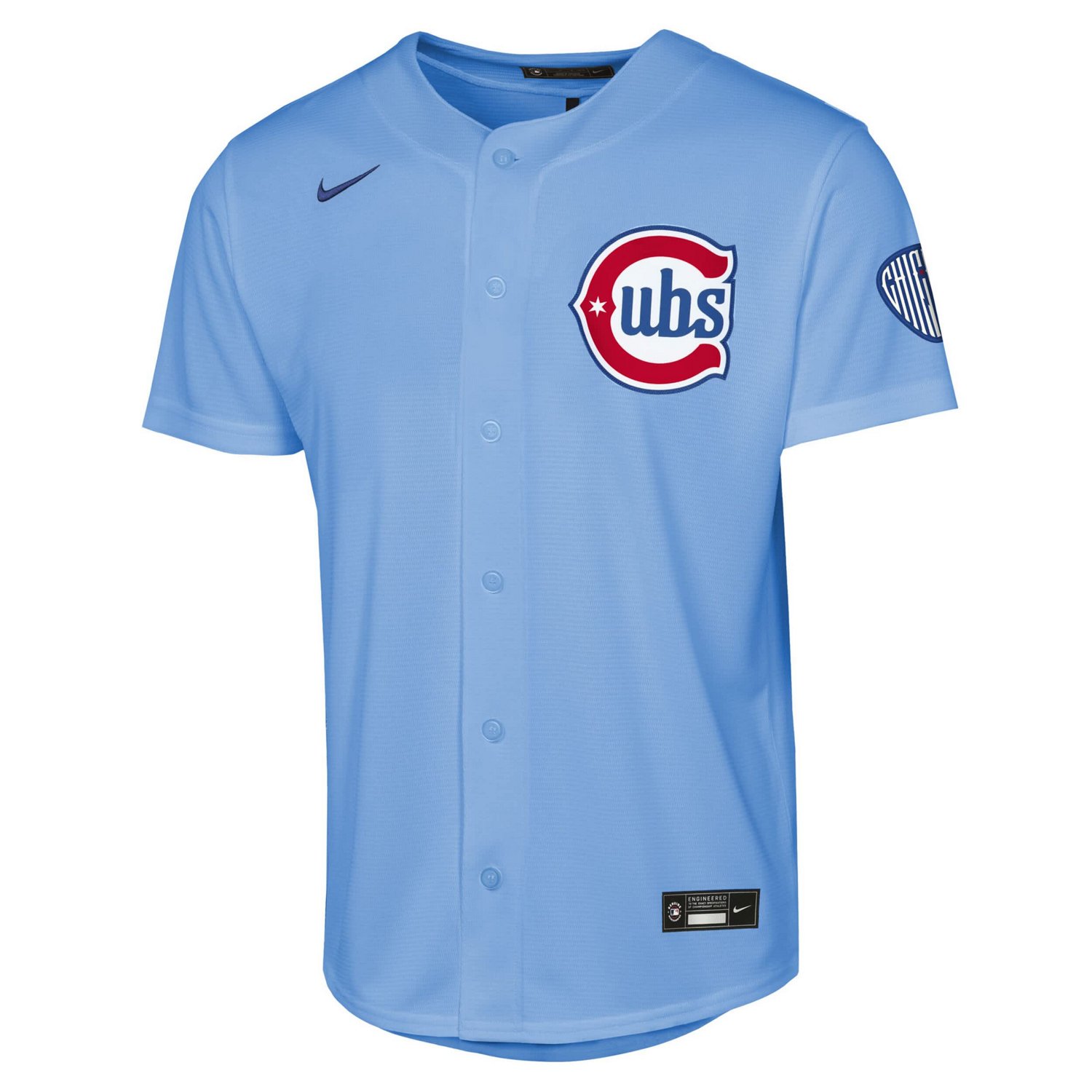 Youth Nike Light Chicago Cubs Alternate 2 Stadium Jersey - view number 2