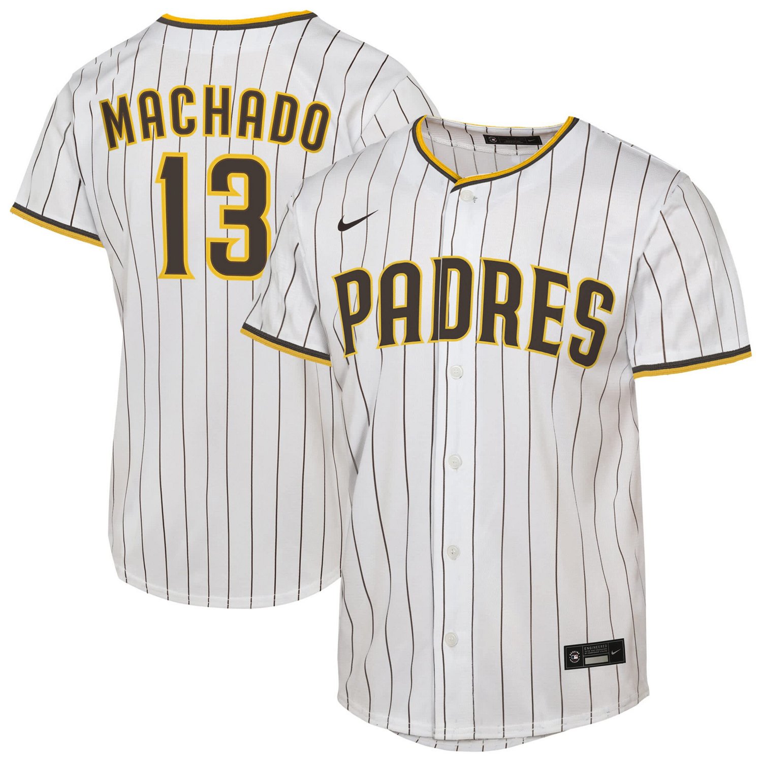 Youth Nike Manny Machado San Diego Padres Home Replica Player Jersey