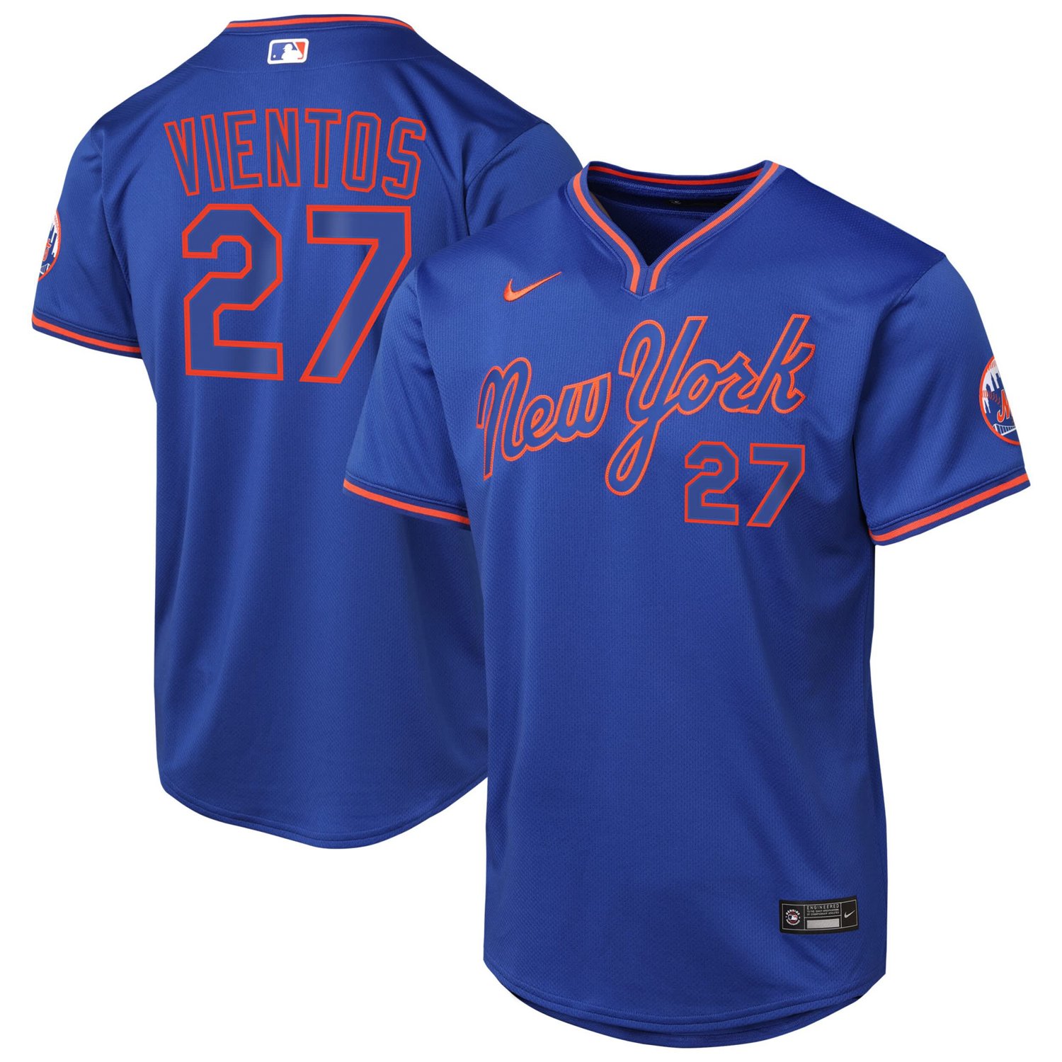 Youth Nike Mark Vientos New York Mets Alternate 2 Limited Jersey