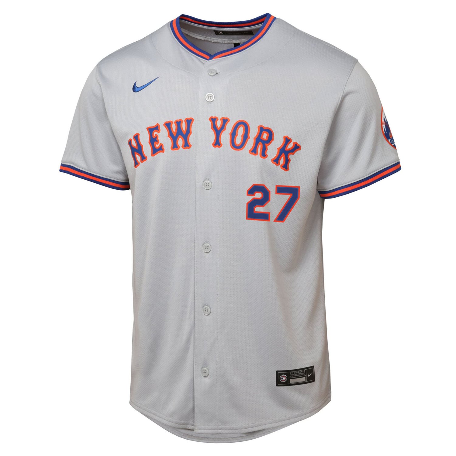 Youth Nike Mark Vientos New York Mets Road Limited Jersey - view number 2