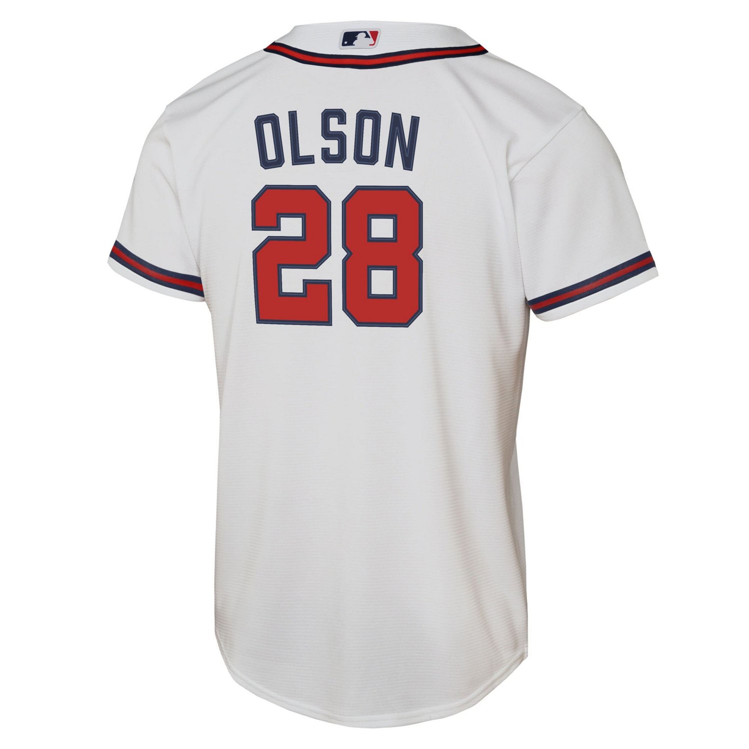 Youth Nike Matt Olson Atlanta Braves Home Replica Player Jersey - view number 3
